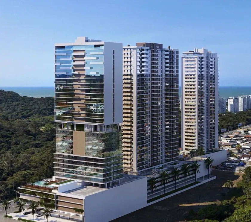 Apartamento na planta com 2 suítes e 2 vagas de garagem na Praia Brava de Itajaí/SC