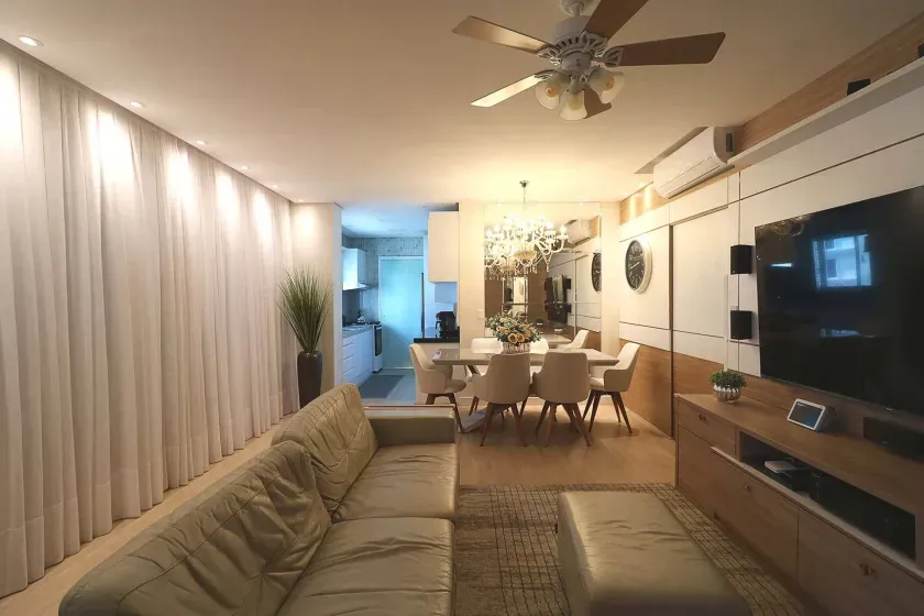 Apartamento de alto padrão mobiliado com 3 dormitórios 2 vagas em  Pioneiros -Balneário Camboriú/SC