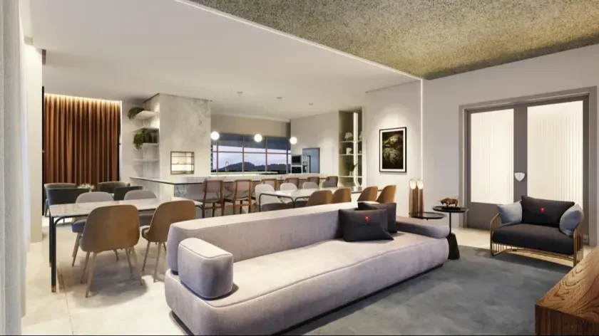 Apartamento quadra mar na planta com 4 suítes e 3 vagas em Balneário Camboriú