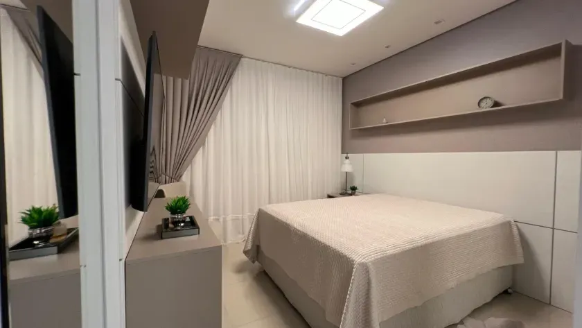 Apartamento mobiliado com 4 dormitórios sendo 2 suítes + 2 demi e 3 vagas em Balneário Camboriú/SC — foto 24