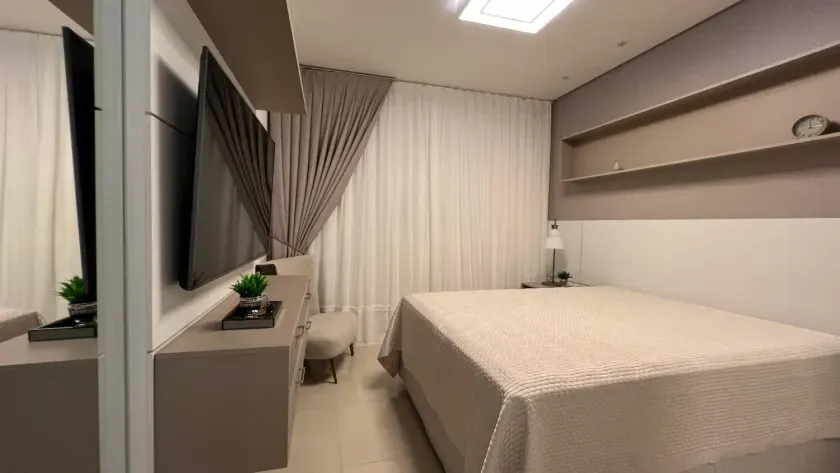 Apartamento mobiliado com 4 dormitórios sendo 2 suítes + 2 demi e 3 vagas em Balneário Camboriú/SC — foto 26
