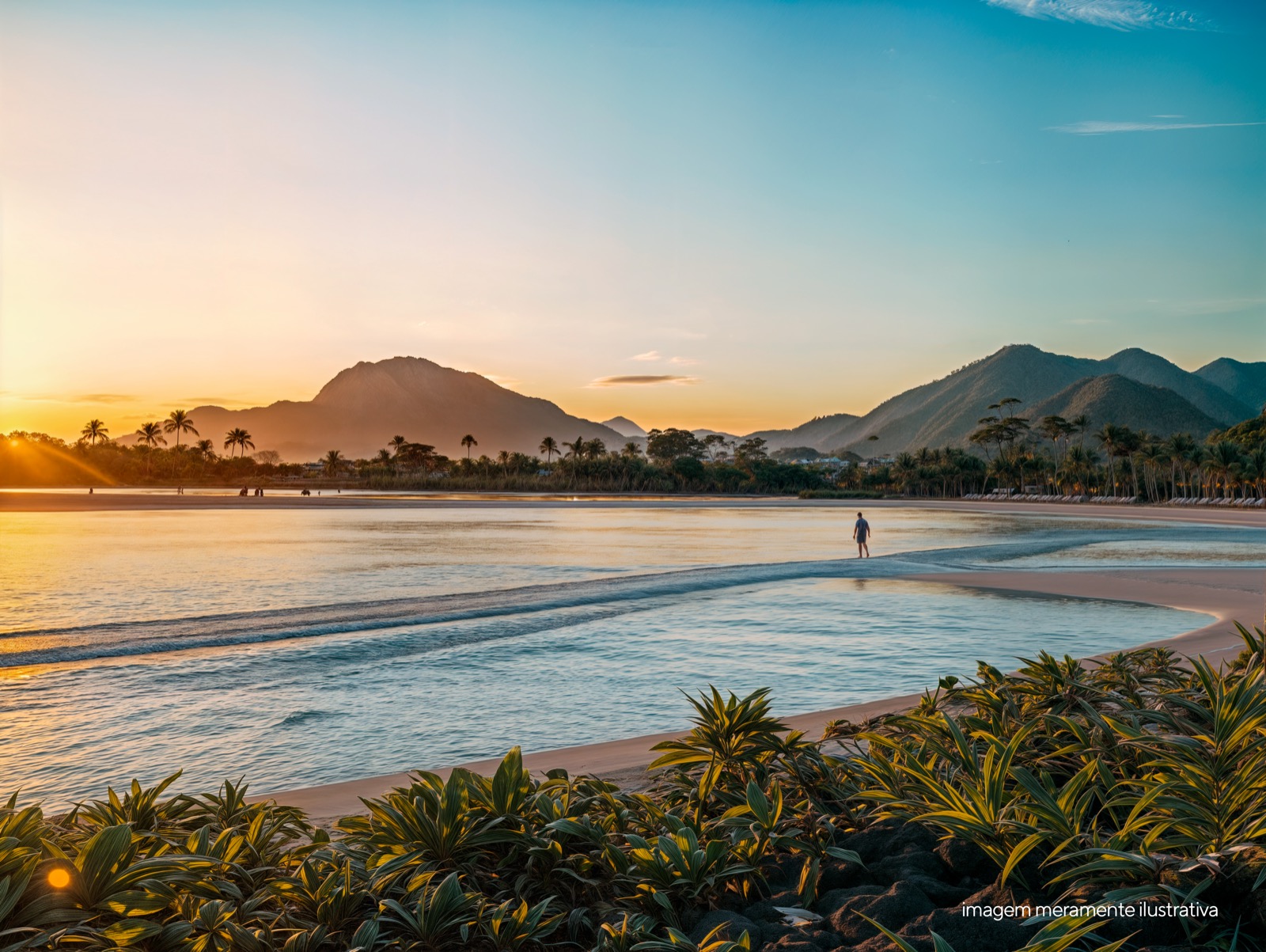 Orla artificial do Porto Belo Beach All Resort