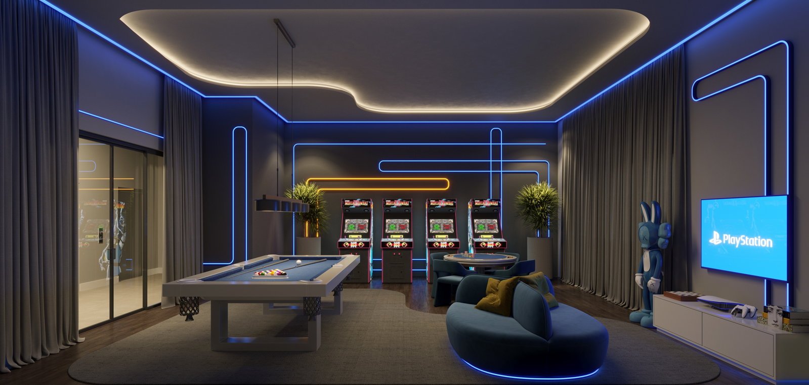 14 Bis Home Club — sala de jogos r0, Planer Empreendimentos, Jardim Dourado, Porto Belo SC