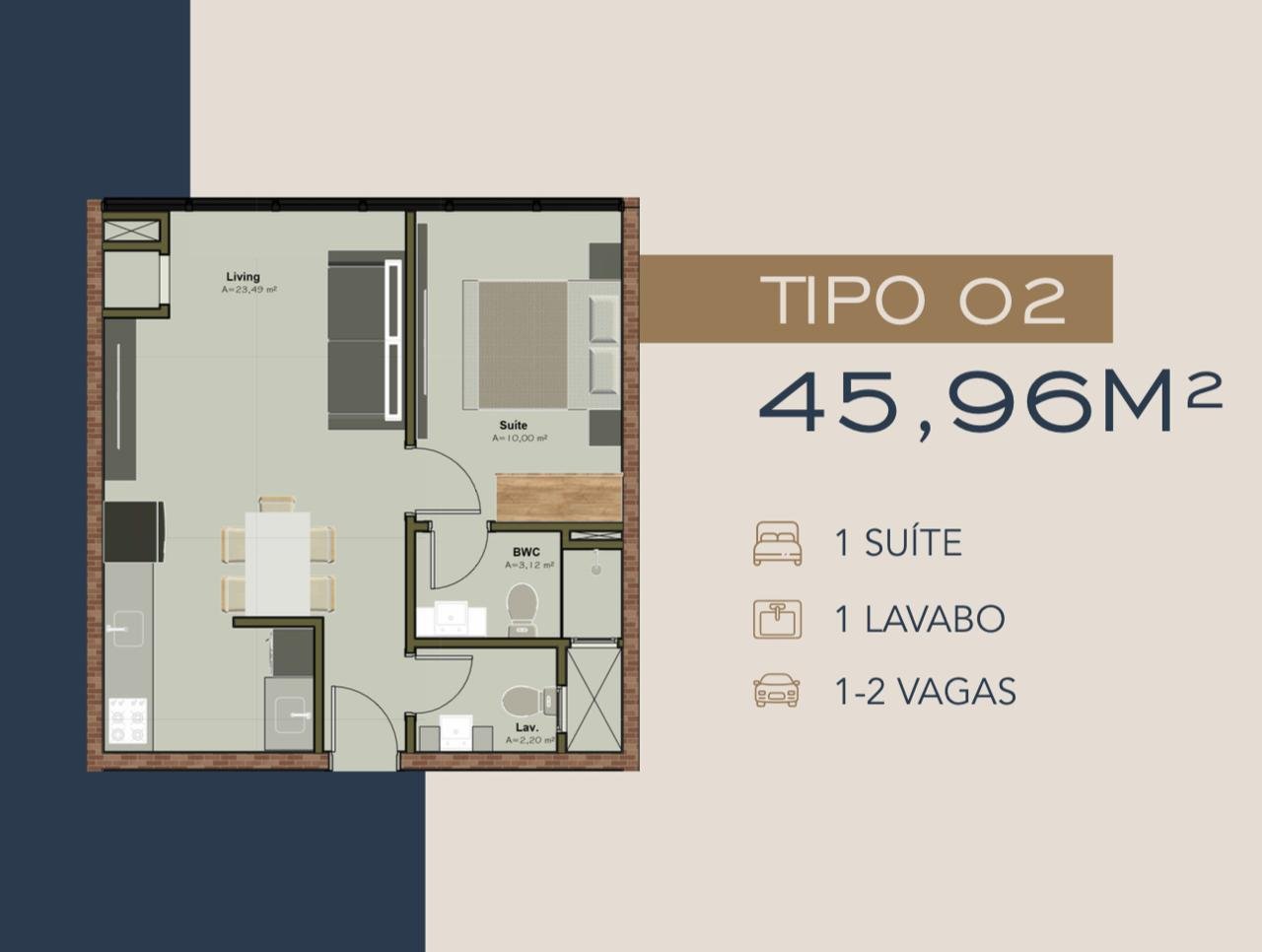 14 Bis Home Club — tipo 2, Planer Empreendimentos, Jardim Dourado, Porto Belo SC