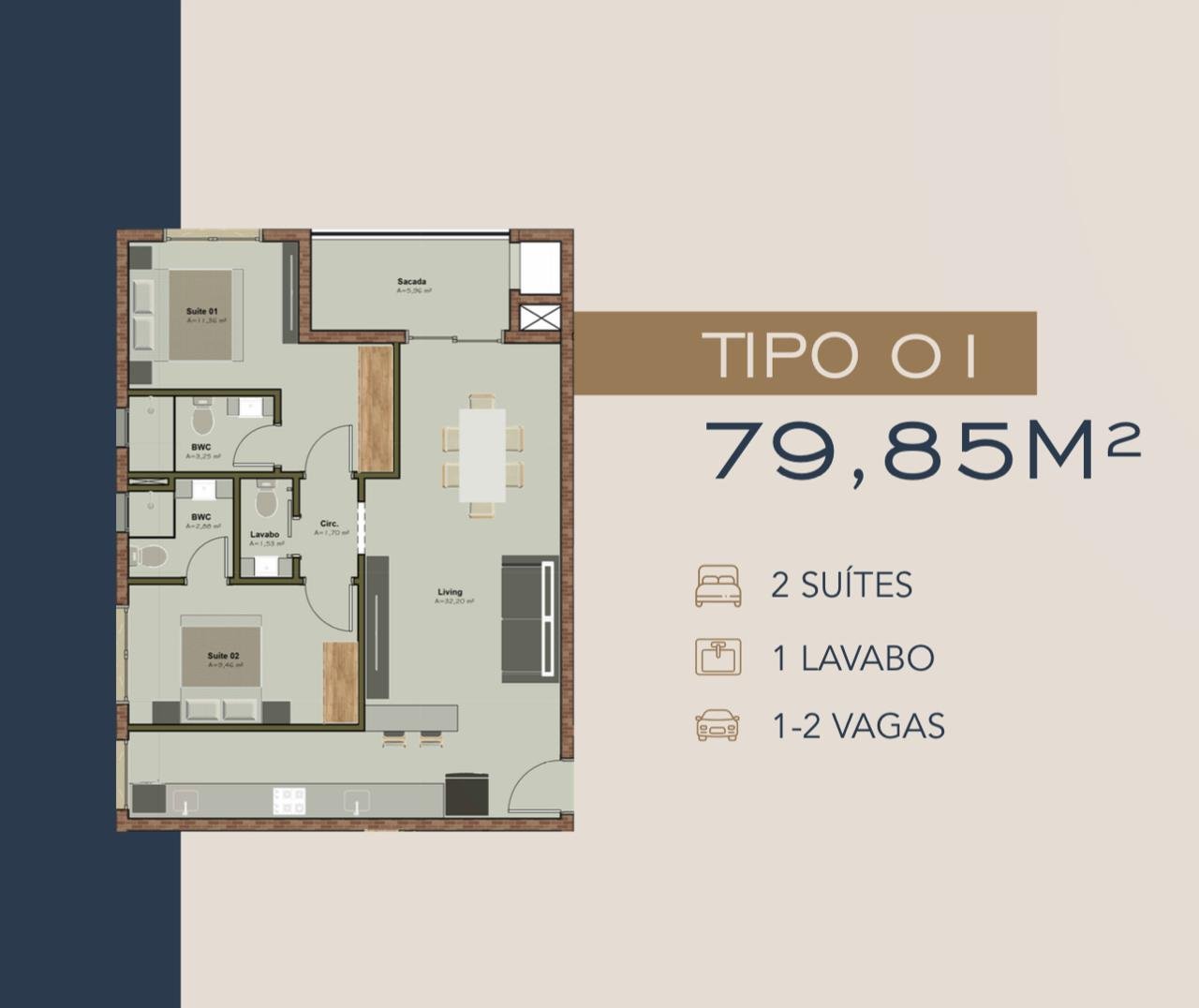 14 Bis Home Club — tipo, Planer Empreendimentos, Jardim Dourado, Porto Belo SC