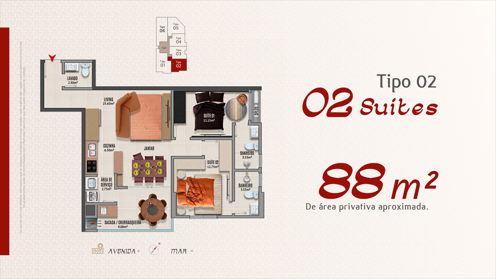 Adonai Residence — planta 3