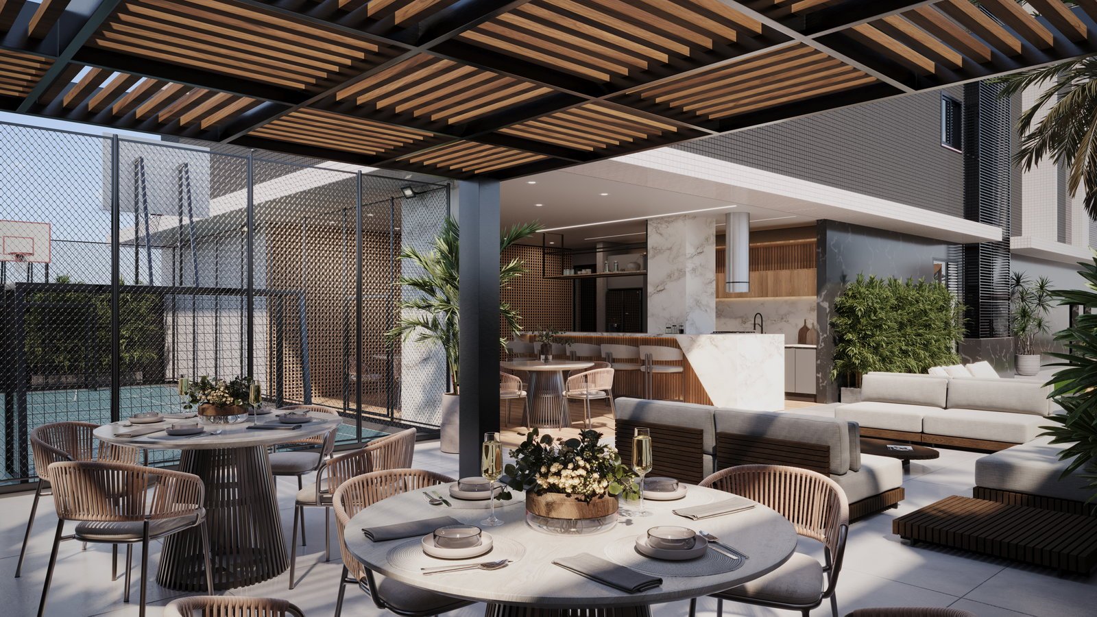 Agatha Tower — lazer externo a, AC Zanella Construtora e Incorporadora, Balneário Perequê, Porto Belo SC Agatha Tower — lazer externo a, AC Zanella Construtora e Incorporadora, Balneário Perequê, Porto Belo SC