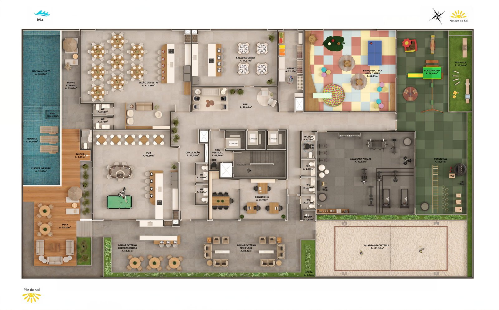 Aquarella UP Residence — planta e tipologias 1, EJM Empreendimentos, Balneário Perequê, Porto Belo SC Aquarella UP Residence — planta e tipologias 1, EJM Empreendimentos, Balneário Perequê, Porto Belo SC