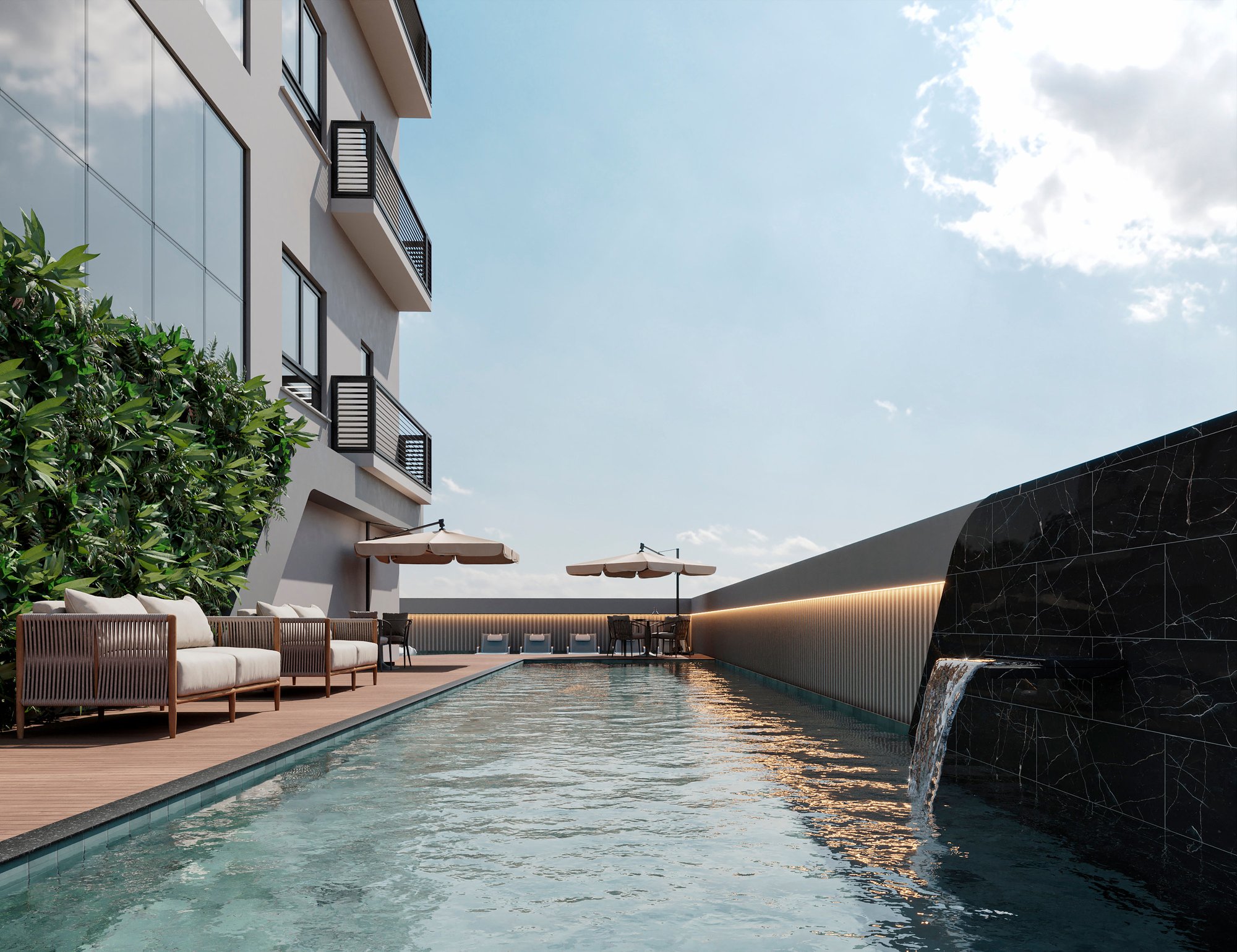 Aspen Towers — fachada e renders 5, JTA Empreendimentos, Balneário Perequê, Porto Belo SC Aspen Towers — fachada e renders 5, JTA Empreendimentos, Balneário Perequê, Porto Belo SC