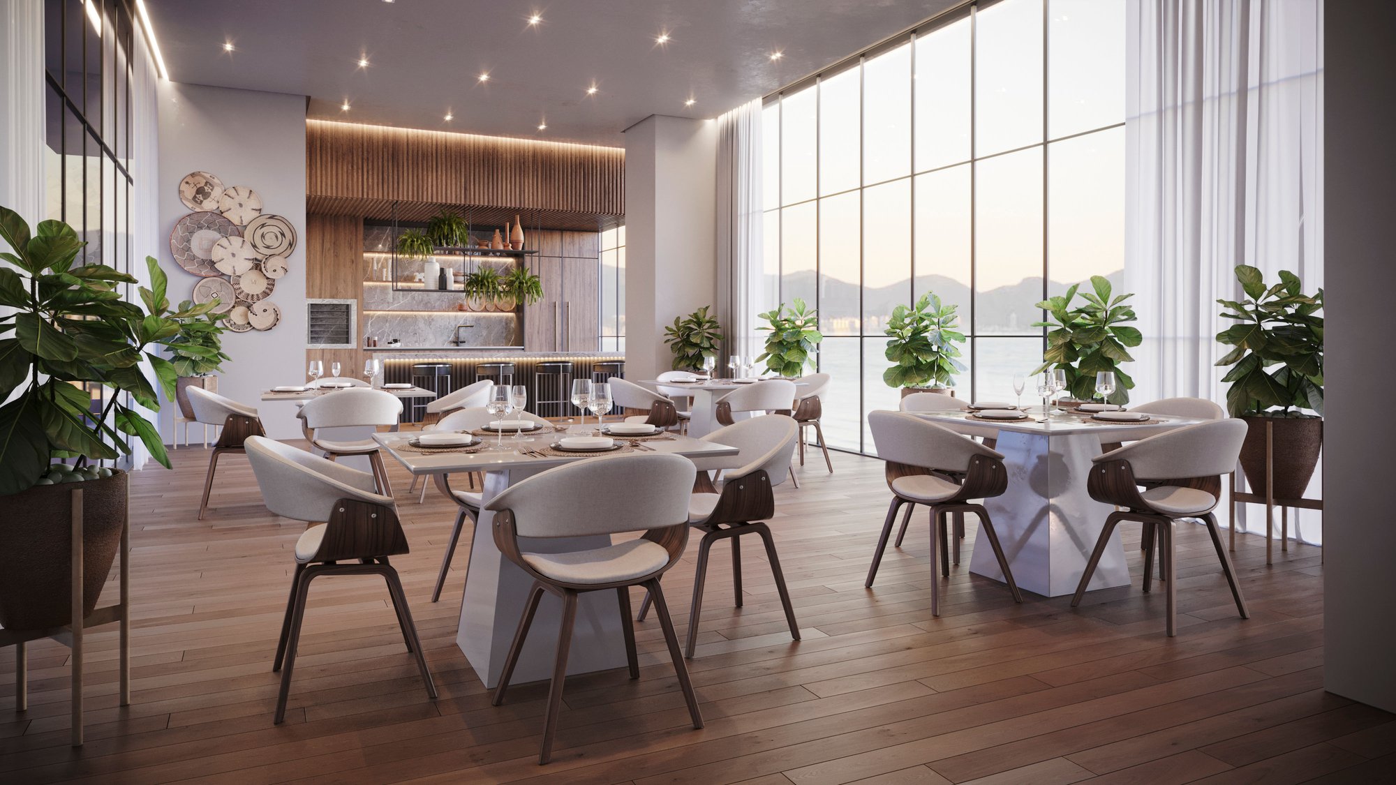 Atlantia Oceanview Home Boutique — fachada e renders 18, H Living, Balneário Perequê, Porto Belo SC Atlantia Oceanview Home Boutique — fachada e renders 18, H Living, Balneário Perequê, Porto Belo SC