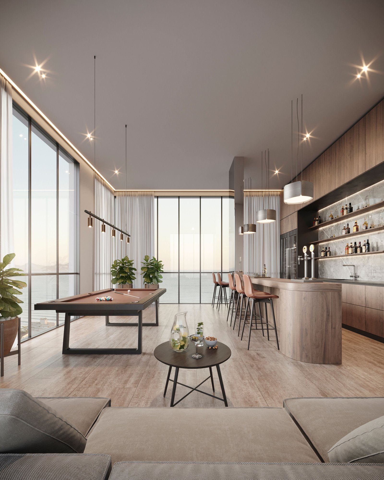 Atlantia Oceanview Home Boutique — fachada e renders 17, H Living, Balneário Perequê, Porto Belo SC Atlantia Oceanview Home Boutique — fachada e renders 17, H Living, Balneário Perequê, Porto Belo SC