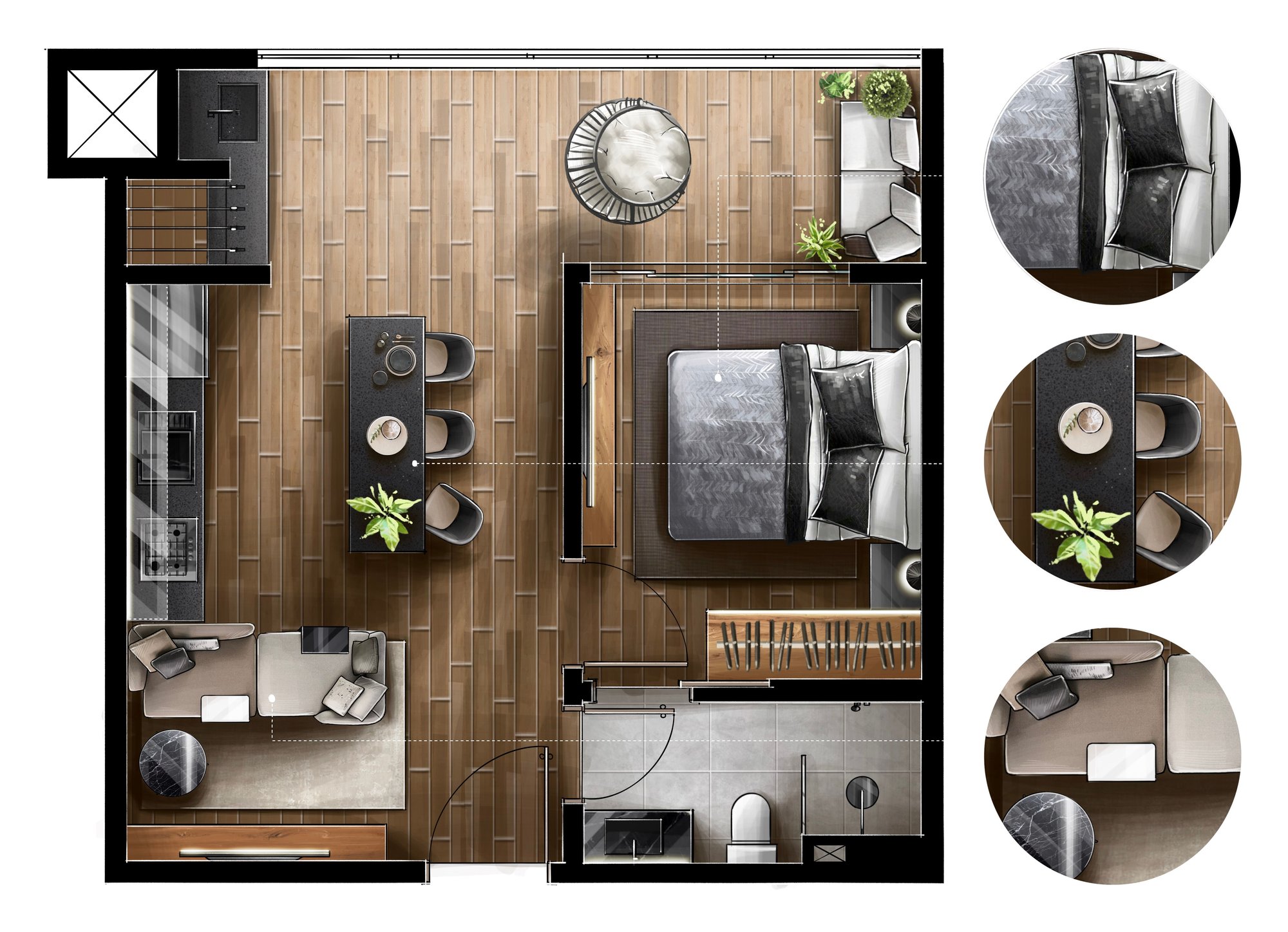Atlantia Oceanview Home Boutique — planta e tipologias 6, H Living, Balneário Perequê, Porto Belo SC Atlantia Oceanview Home Boutique — planta e tipologias 6, H Living, Balneário Perequê, Porto Belo SC