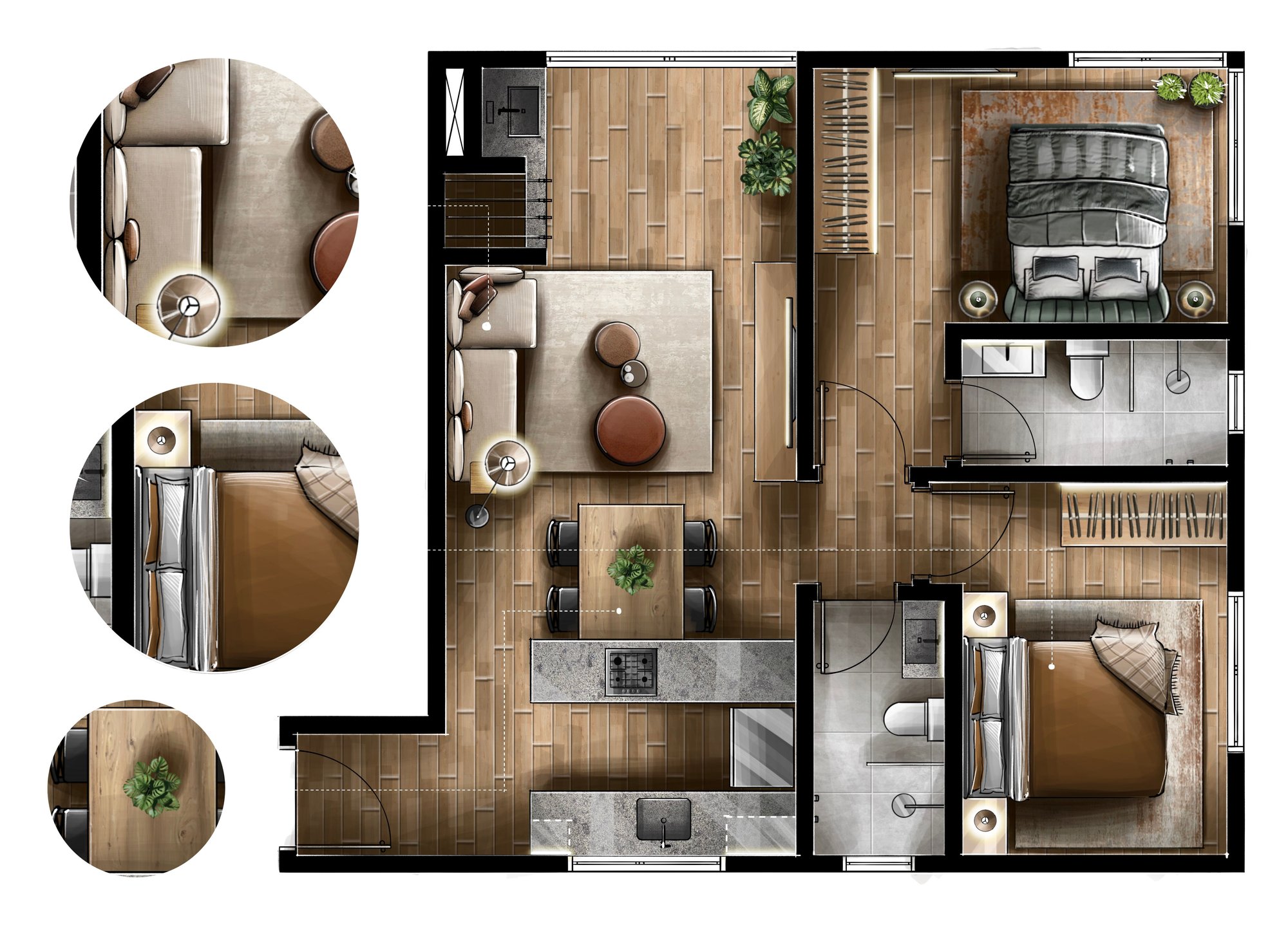 Atlantia Oceanview Home Boutique — planta e tipologias 9, H Living, Balneário Perequê, Porto Belo SC Atlantia Oceanview Home Boutique — planta e tipologias 9, H Living, Balneário Perequê, Porto Belo SC