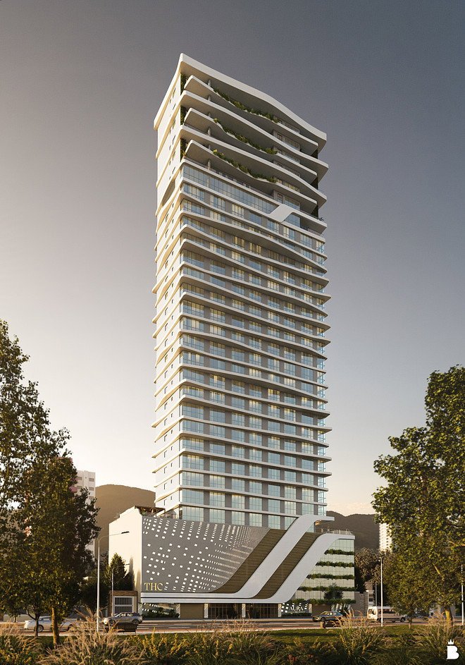 Aura Residence — externa diurna r1, THC Empreendimentos, Balneário Perequê, Porto Belo SC
