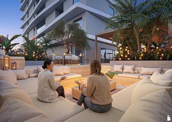Aura Residence — fire place r0, THC Empreendimentos, Balneário Perequê, Porto Belo SC