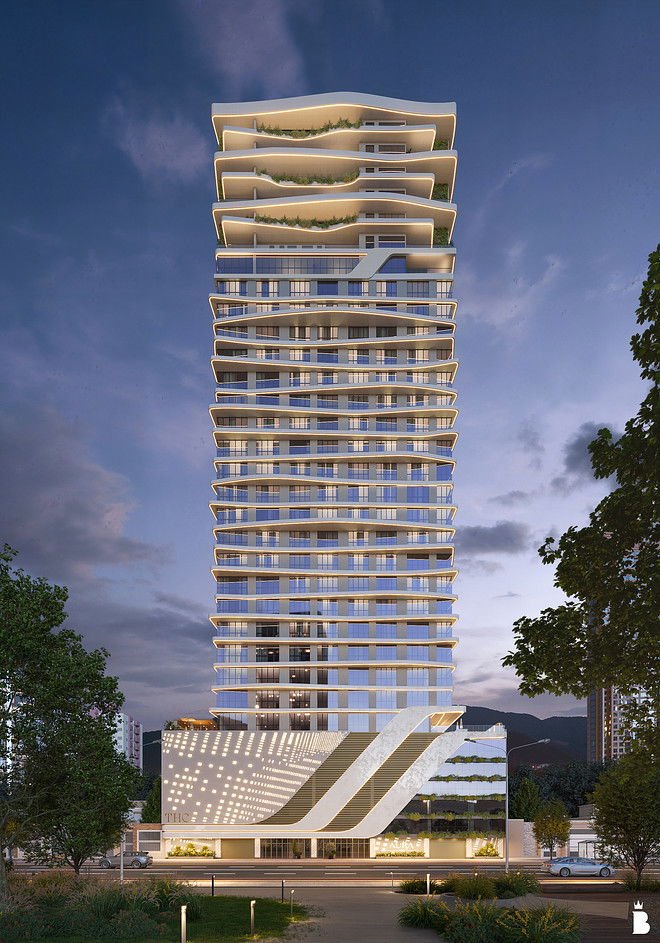 Aura Residence — fachada e renders 3, THC Empreendimentos, Balneário Perequê, Porto Belo SC