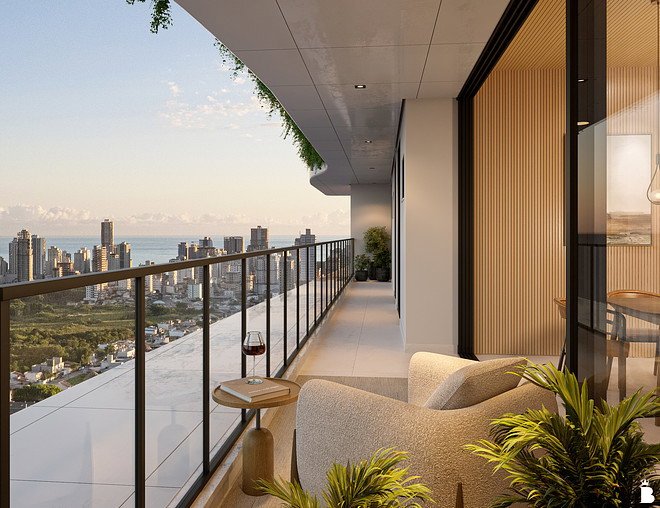 Aura Residence — sacada tipo diferenciado, THC Empreendimentos, Balneário Perequê, Porto Belo SC