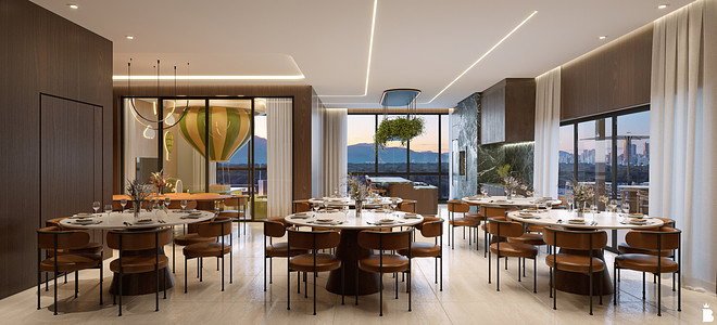 Aura Residence — salao de festas r0, THC Empreendimentos, Balneário Perequê, Porto Belo SC