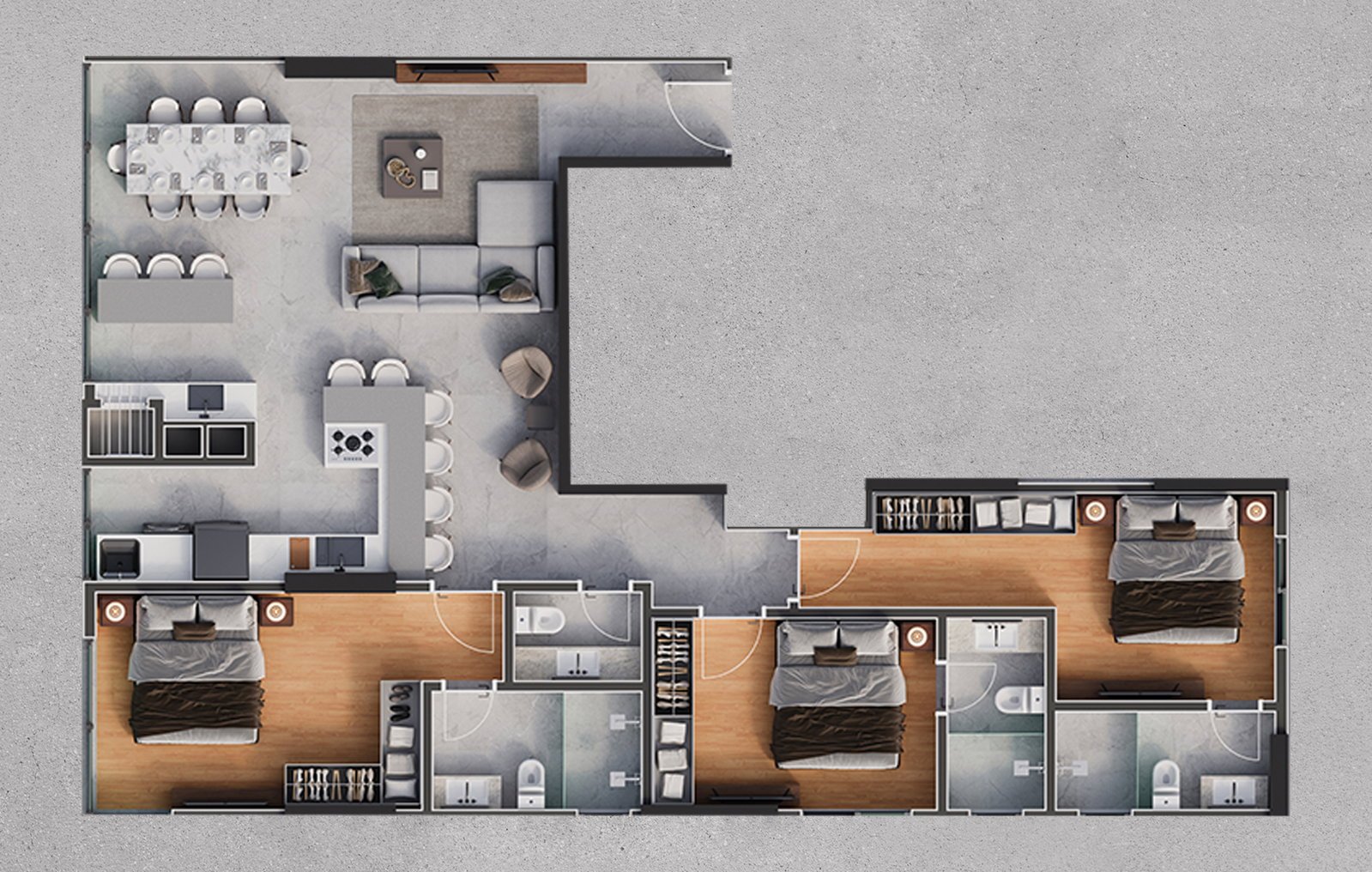 Aventador Beach Tower — apato tipo 3, NH Empreendimentos, Balneário Perequê, Porto Belo SC Aventador Beach Tower — apato tipo 3, NH Empreendimentos, Balneário Perequê, Porto Belo SC