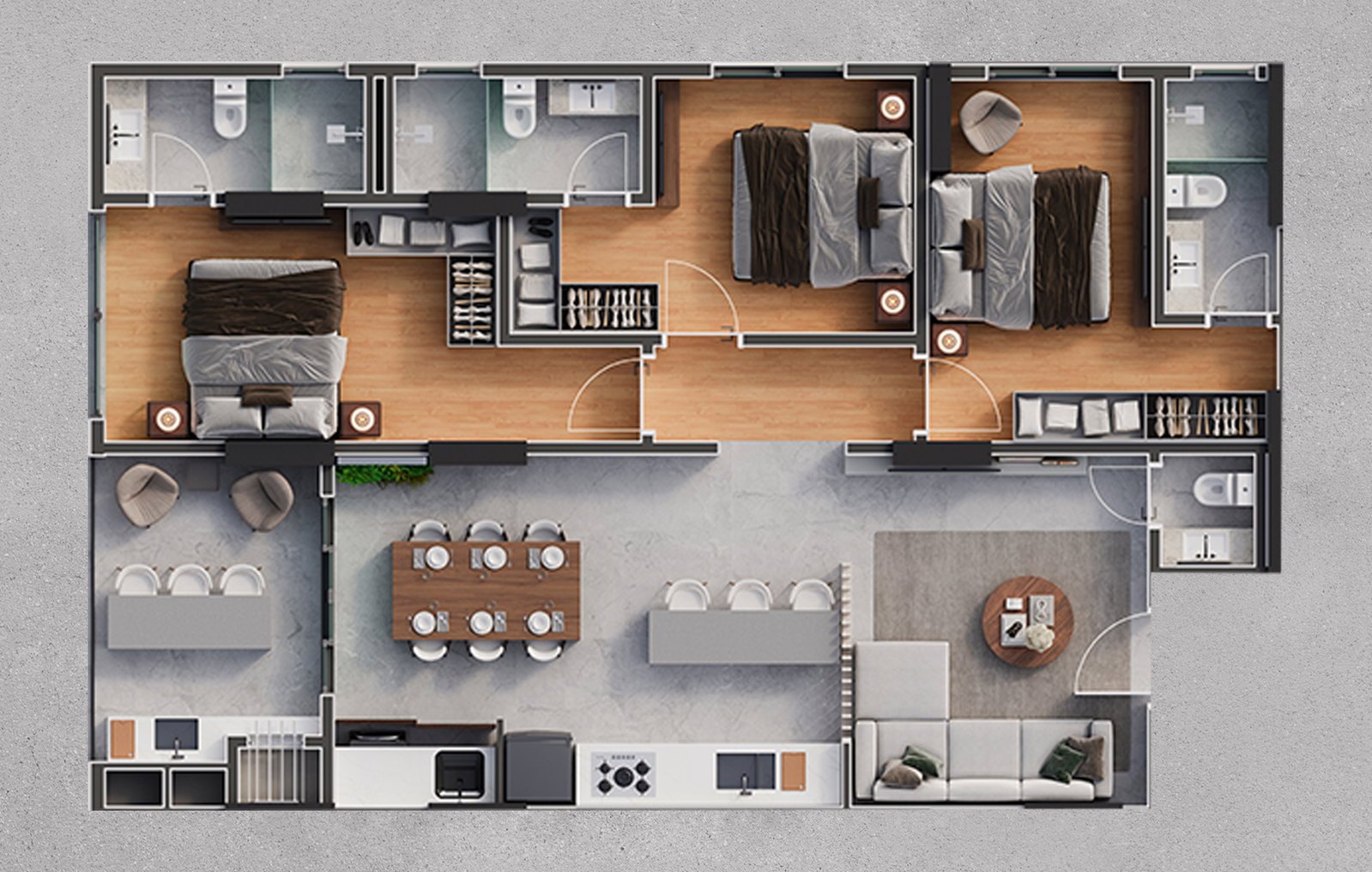 Aventador Beach Tower — apato tipo, NH Empreendimentos, Balneário Perequê, Porto Belo SC Aventador Beach Tower — apato tipo, NH Empreendimentos, Balneário Perequê, Porto Belo SC