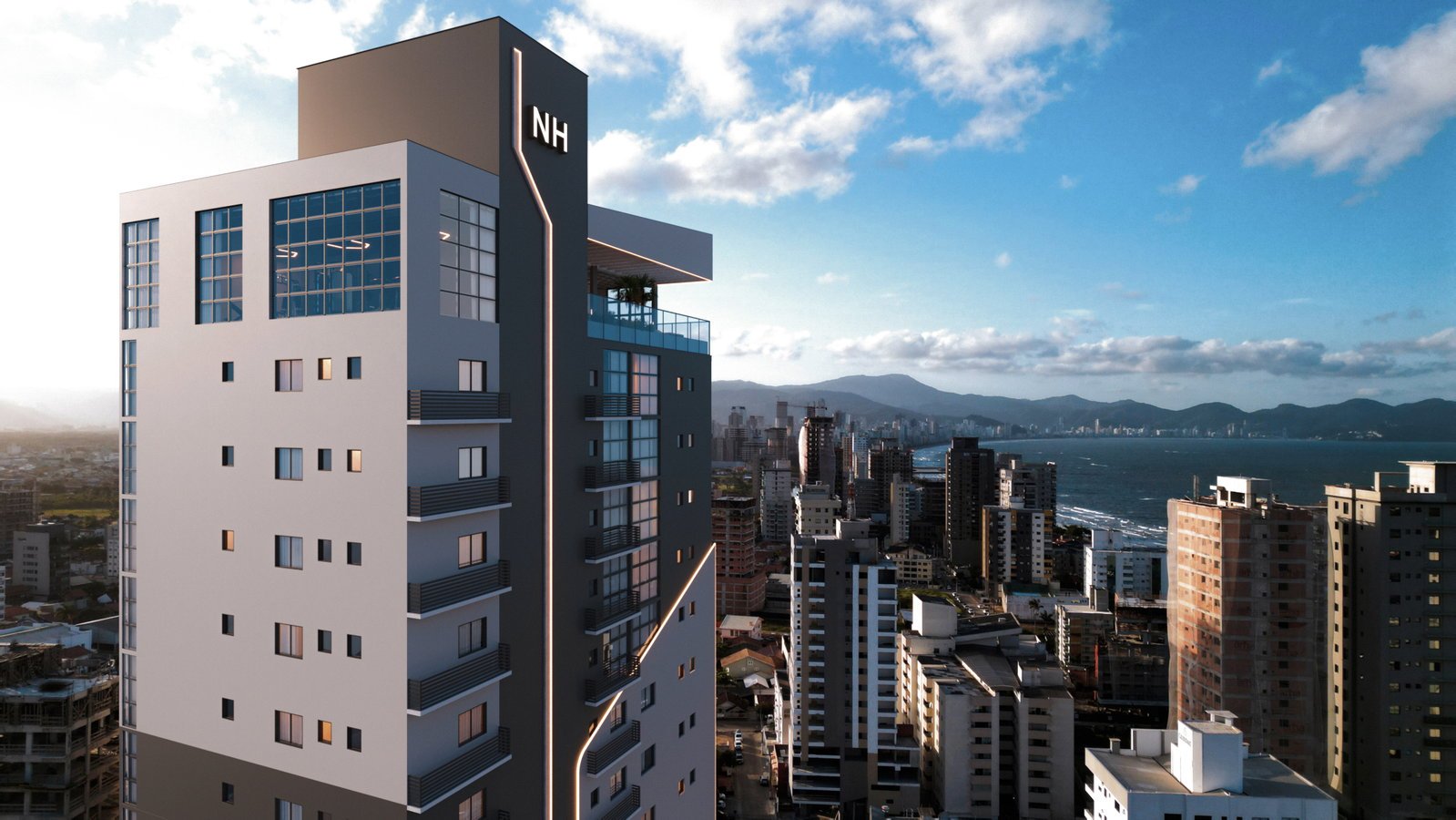 Aventador Beach Tower — insercao p 2, NH Empreendimentos, Balneário Perequê, Porto Belo SC Aventador Beach Tower — insercao p 2, NH Empreendimentos, Balneário Perequê, Porto Belo SC