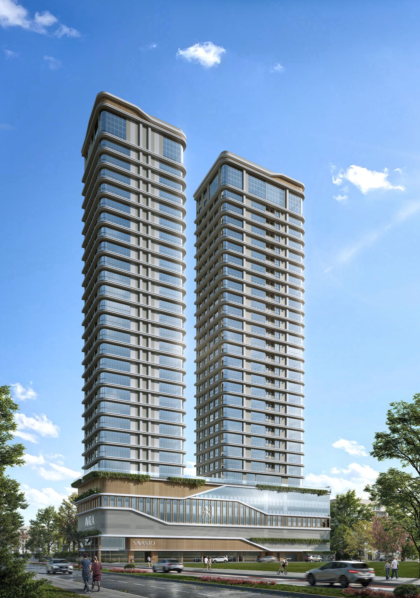Avra Residence — fachada e renders, Savanto Empreendimentos, Porto Belo SC