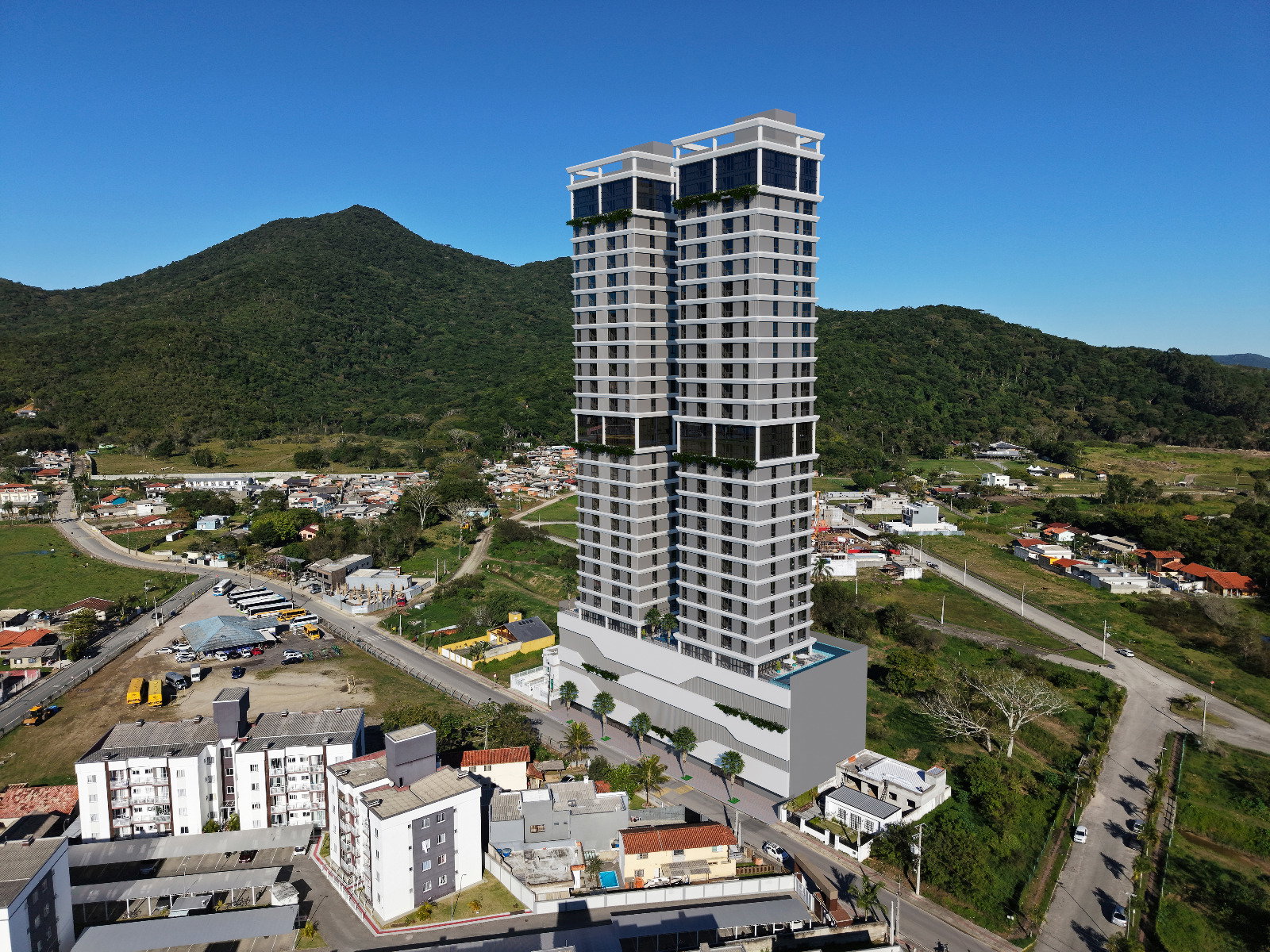 Axion Towers — fachada e renders 5, Sanmar Empreendimentos, Vila Nova, Porto Belo SC Axion Towers — fachada e renders 5, Sanmar Empreendimentos, Vila Nova, Porto Belo SC