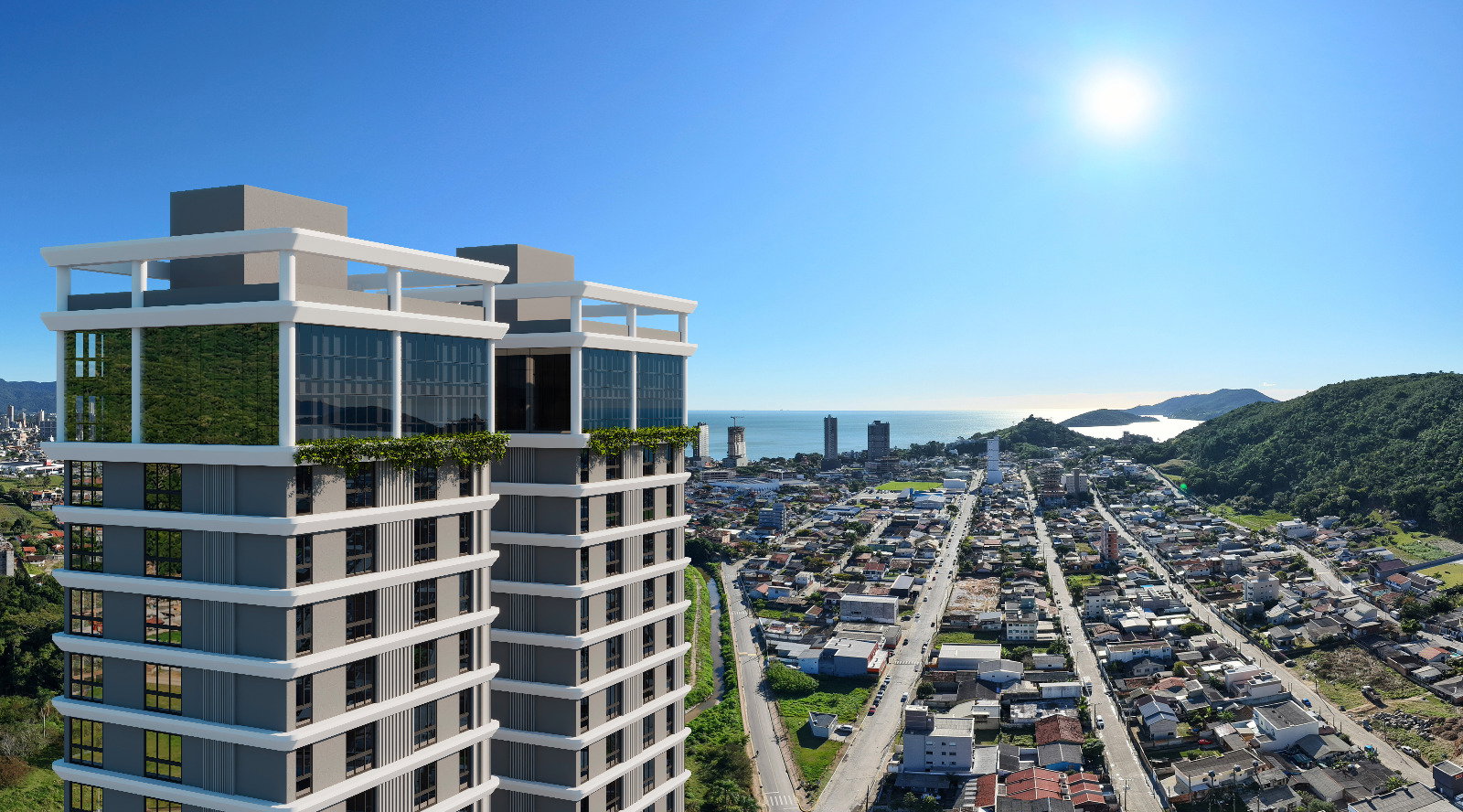 Axion Towers — fachada e renders 7, Sanmar Empreendimentos, Vila Nova, Porto Belo SC Axion Towers — fachada e renders 7, Sanmar Empreendimentos, Vila Nova, Porto Belo SC