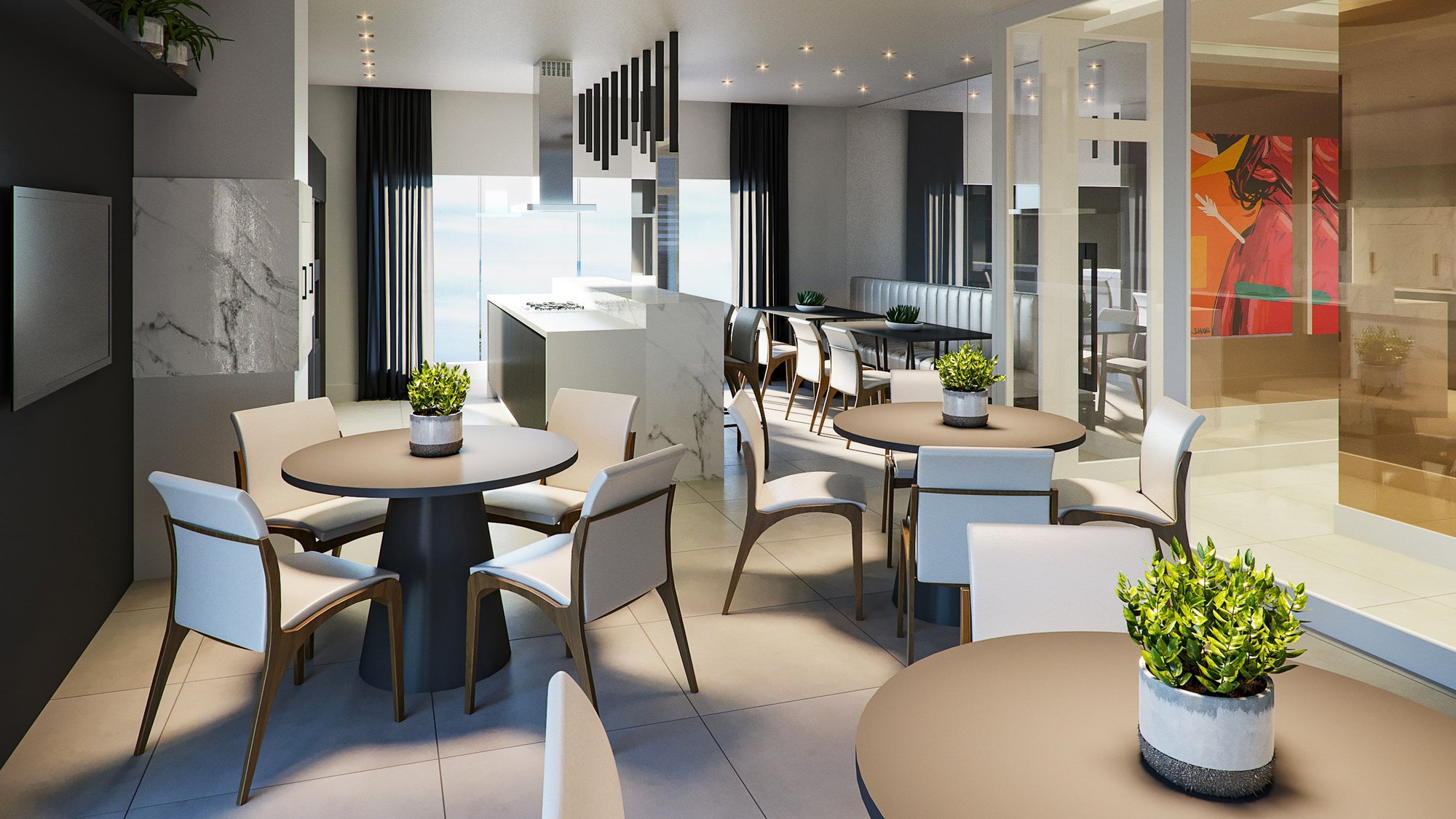 Baden Baden Residence — fachada e renders 7, Cadore Incorporadora, Balneário Perequê, Porto Belo SC