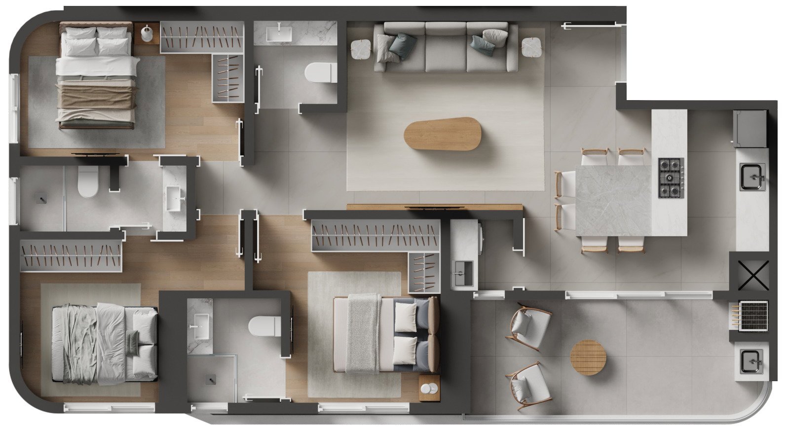 Baker's Bay Residence — bakers ph tipo duplex inferior ef apto 2, Alumbra Empreendimentos, Balneário Perequê, Porto Belo SC Baker's Bay Residence — bakers ph tipo duplex inferior ef apto 2, Alumbra Empreendimentos, Balneário Perequê, Porto Belo SC