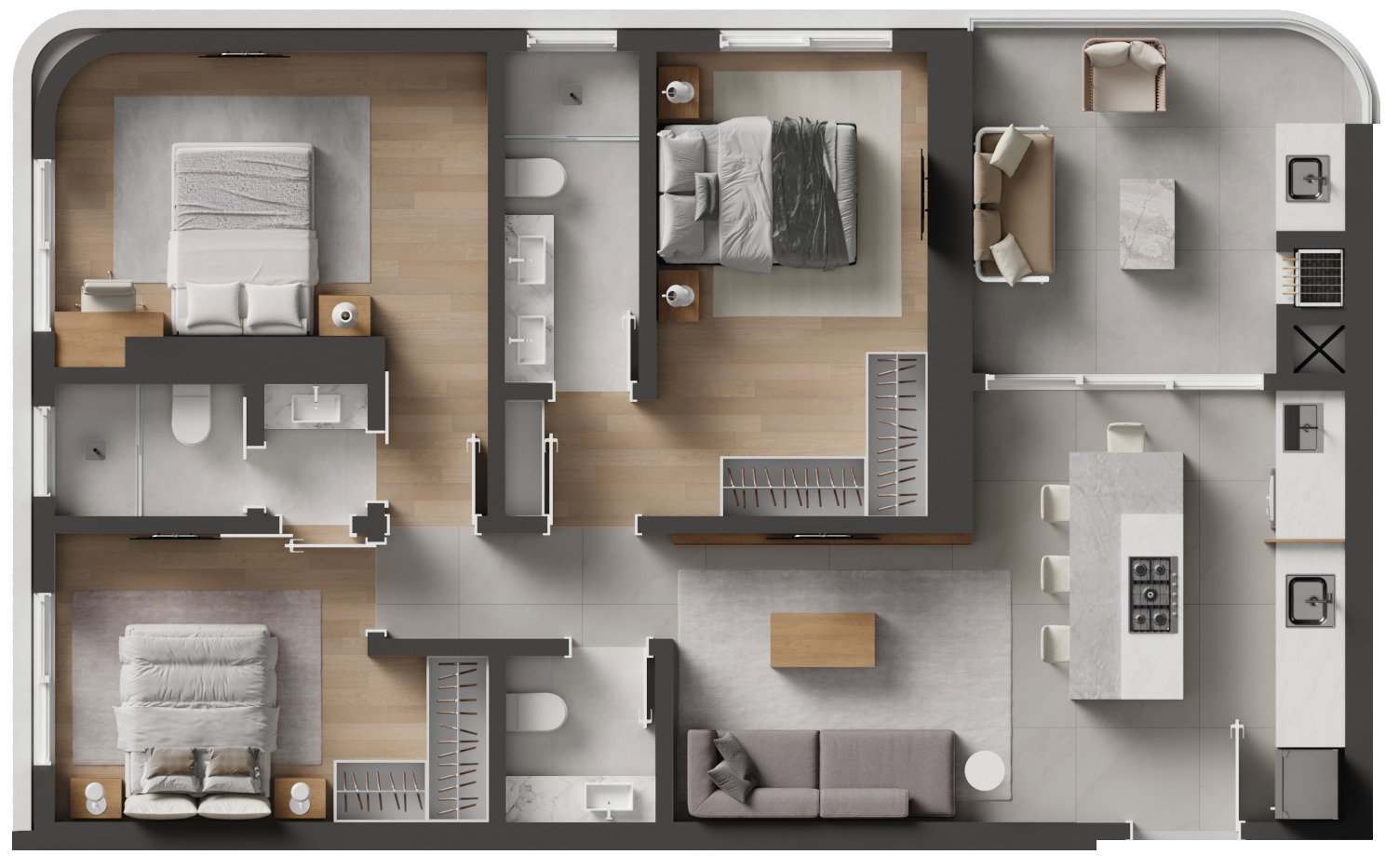 Baker's Bay Residence — bakers ph tipo duplex inferior ef apto 3, Alumbra Empreendimentos, Balneário Perequê, Porto Belo SC Baker's Bay Residence — bakers ph tipo duplex inferior ef apto 3, Alumbra Empreendimentos, Balneário Perequê, Porto Belo SC