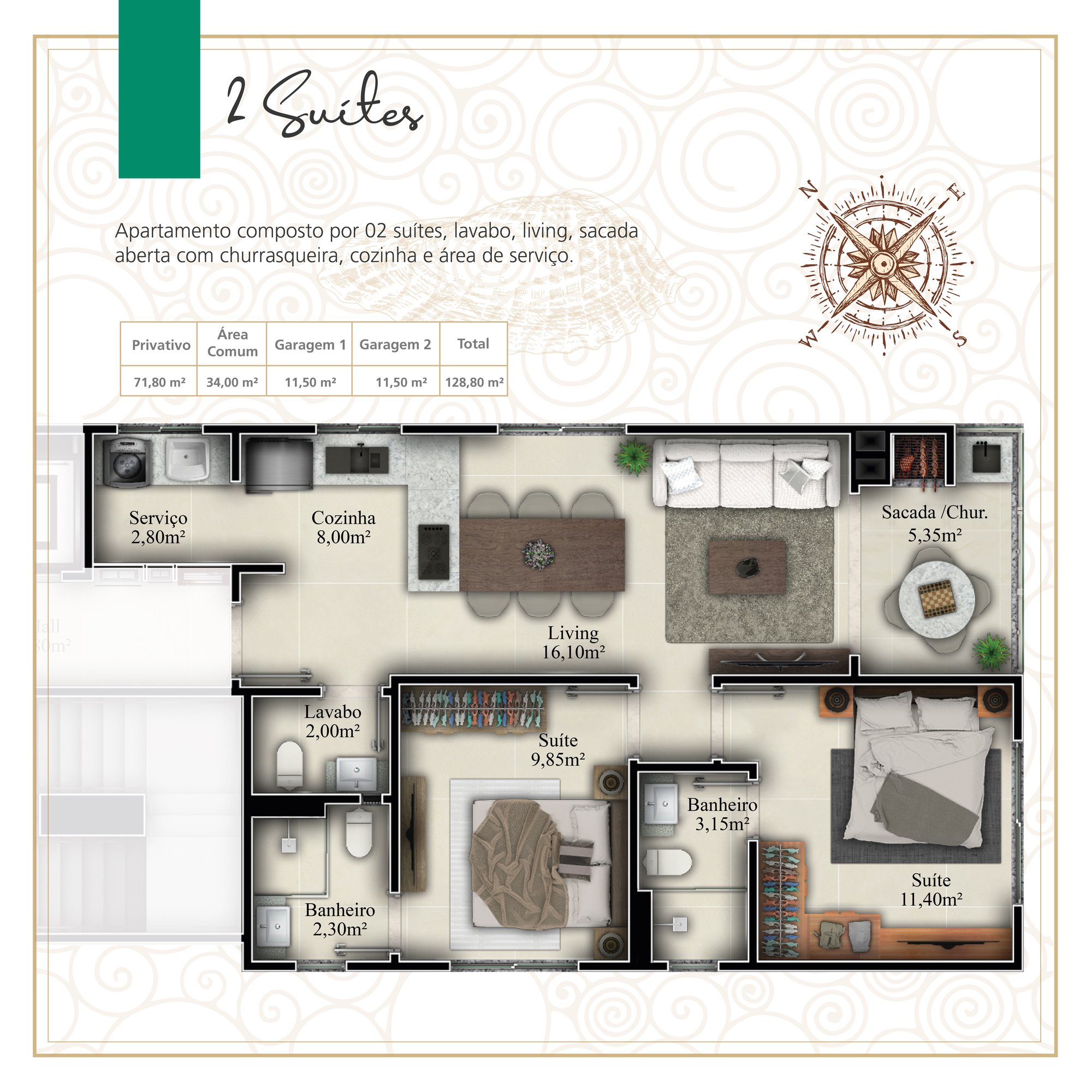 Beach Lake Residence — planta e tipologias 2, IMPACTOS EMPREENDIMENTOS, Balneário Perequê, Porto Belo SC Beach Lake Residence — planta e tipologias 2, IMPACTOS EMPREENDIMENTOS, Balneário Perequê, Porto Belo SC