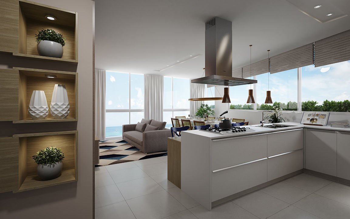 Belize Residence — fachada e renders 4, TM3 Incorporadora, Balneário Perequê, Porto Belo SC Belize Residence — fachada e renders 4, TM3 Incorporadora, Balneário Perequê, Porto Belo SC