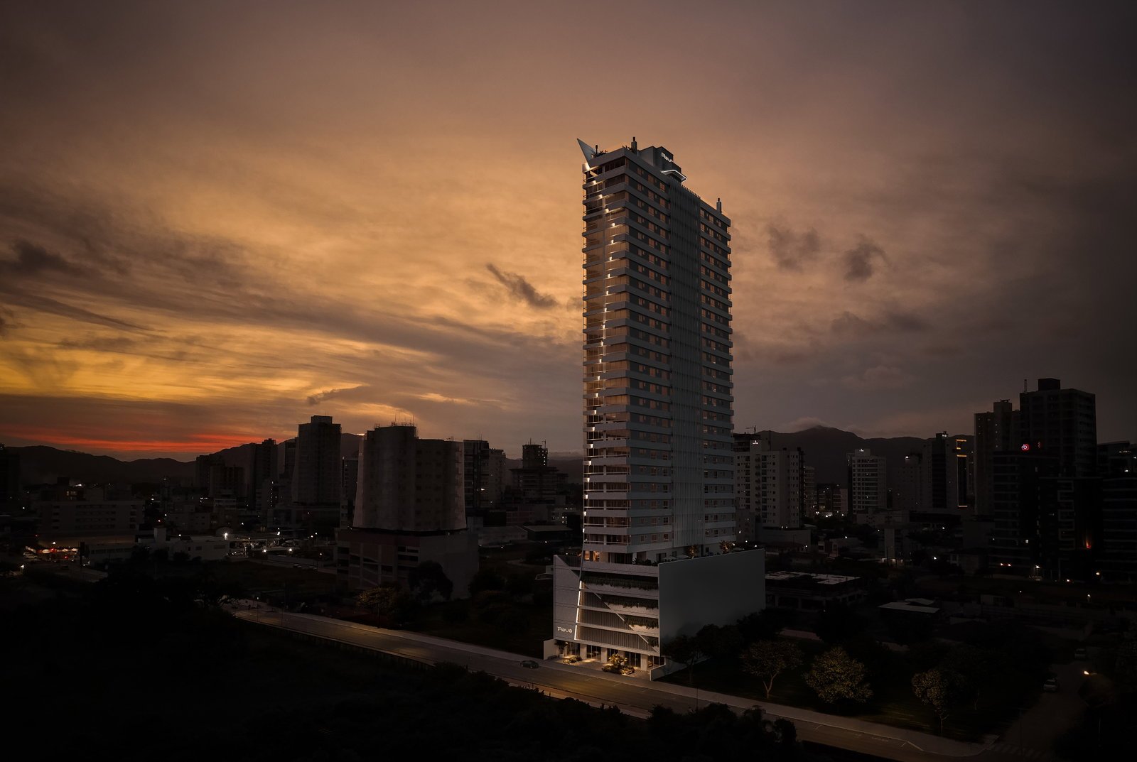 Blanc Residence — drone, Revê Empreendimentos, Porto Belo SC