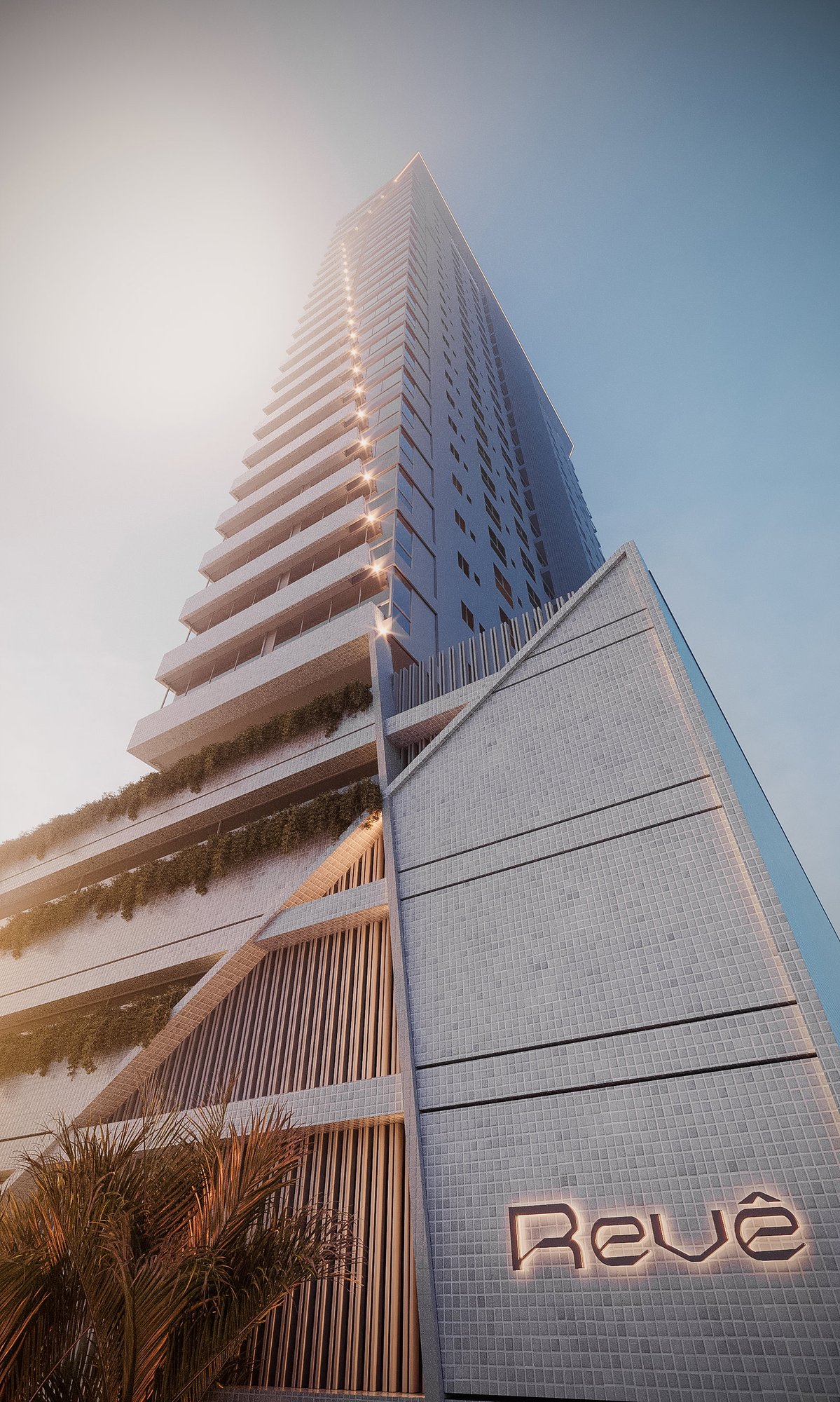 Blanc Residence — fachada diurna, Revê Empreendimentos, Porto Belo SC