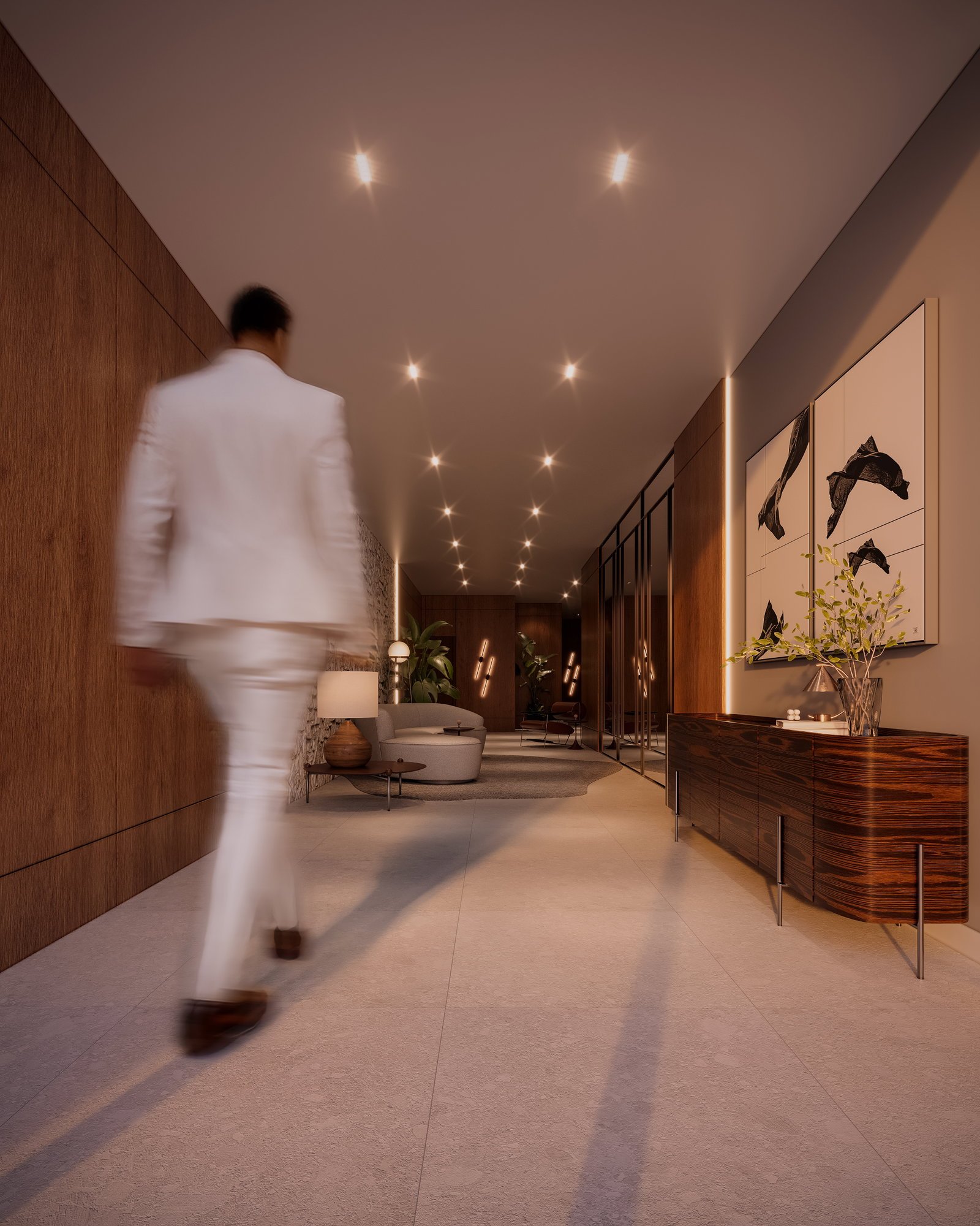 Blanc Residence — fachada hall, Revê Empreendimentos, Porto Belo SC