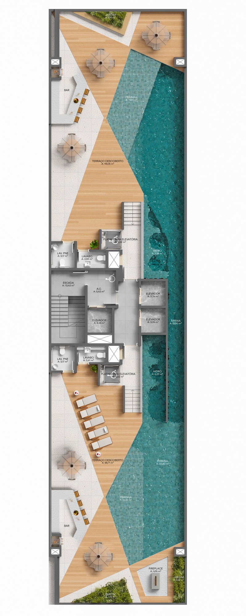 Blanc Residence — ph rooftop, Revê Empreendimentos, Porto Belo SC