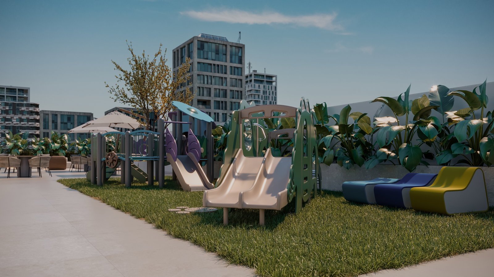 Blanc Residence — playground, Revê Empreendimentos, Porto Belo SC
