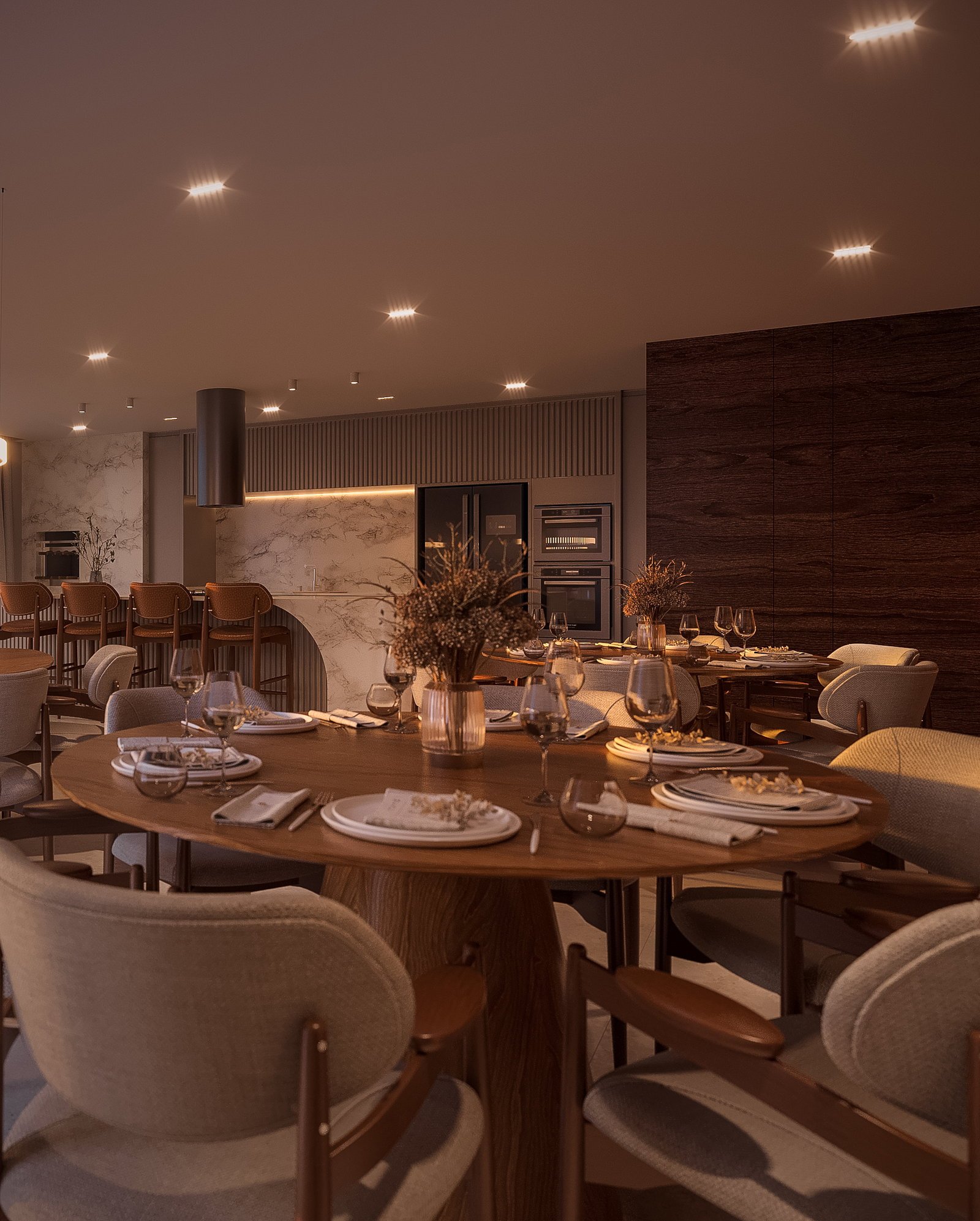 Blanc Residence — salao de festas vertical, Revê Empreendimentos, Porto Belo SC
