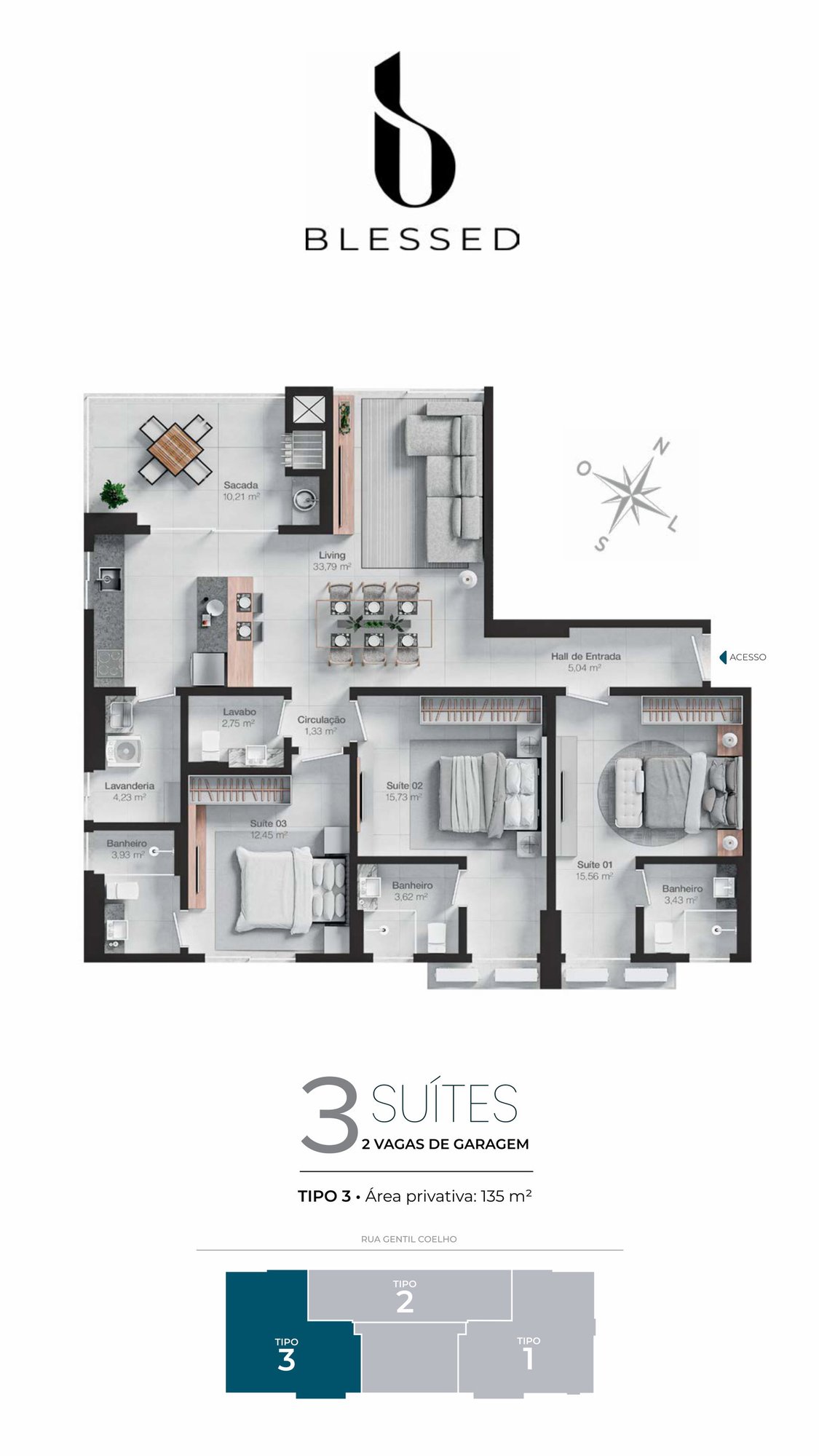 Blessed — bl tipo 3, BRASA Empreendimentos Imobiliários, Balneário Perequê, Porto Belo SC Blessed — bl tipo 3, BRASA Empreendimentos Imobiliários, Balneário Perequê, Porto Belo SC