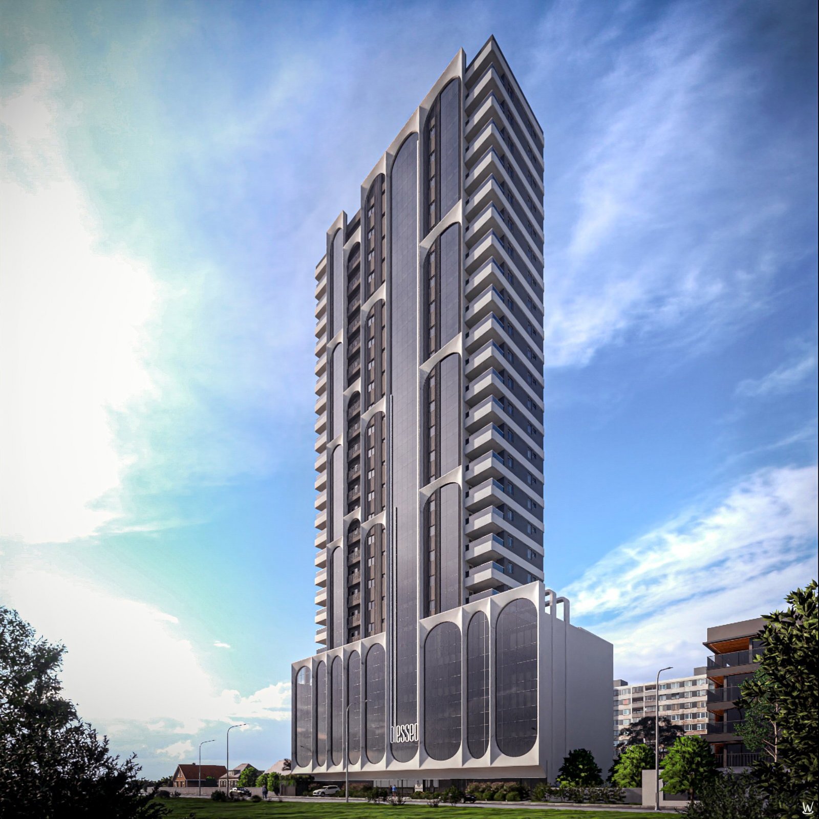 Blessed — w fachada ef, BRASA Empreendimentos Imobiliários, Balneário Perequê, Porto Belo SC Blessed — w fachada ef, BRASA Empreendimentos Imobiliários, Balneário Perequê, Porto Belo SC