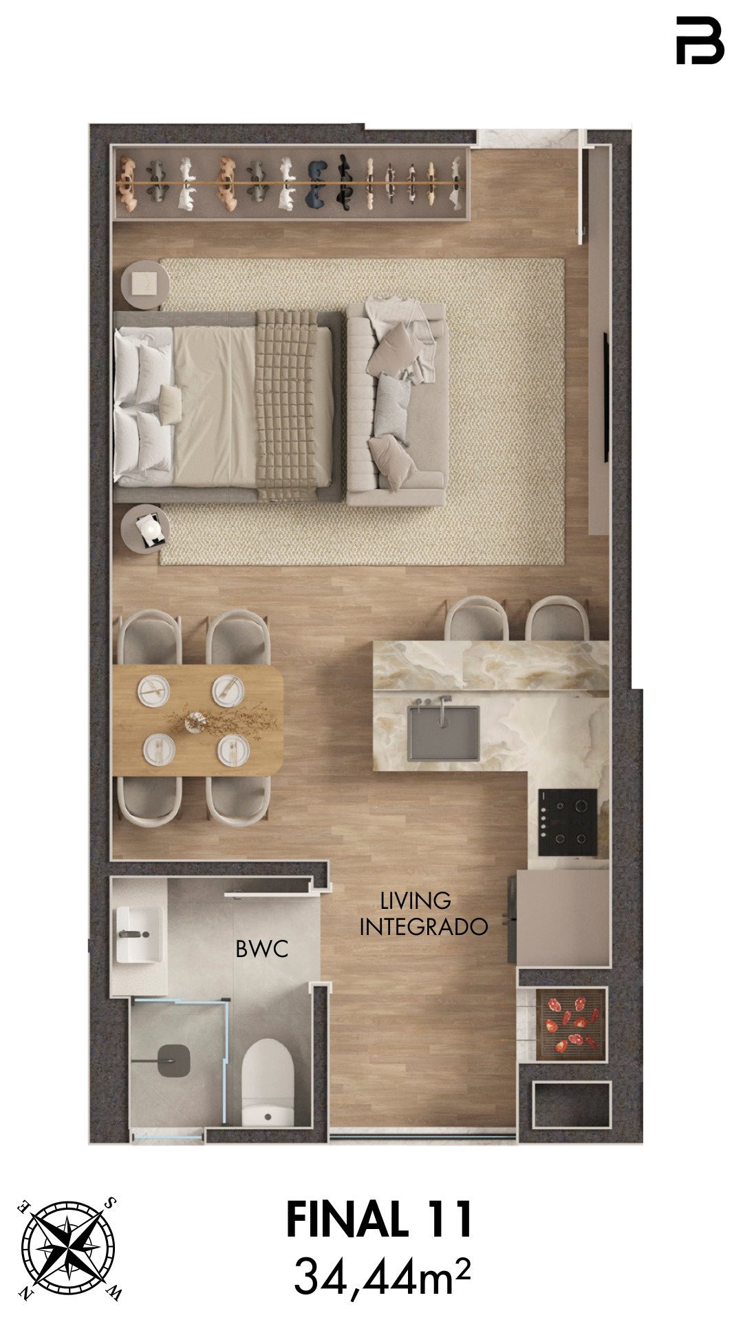 Breeze Towers — planta a 11, Bach Incorporadora, Vila Nova, Porto Belo SC Breeze Towers — planta a 11, Bach Incorporadora, Vila Nova, Porto Belo SC