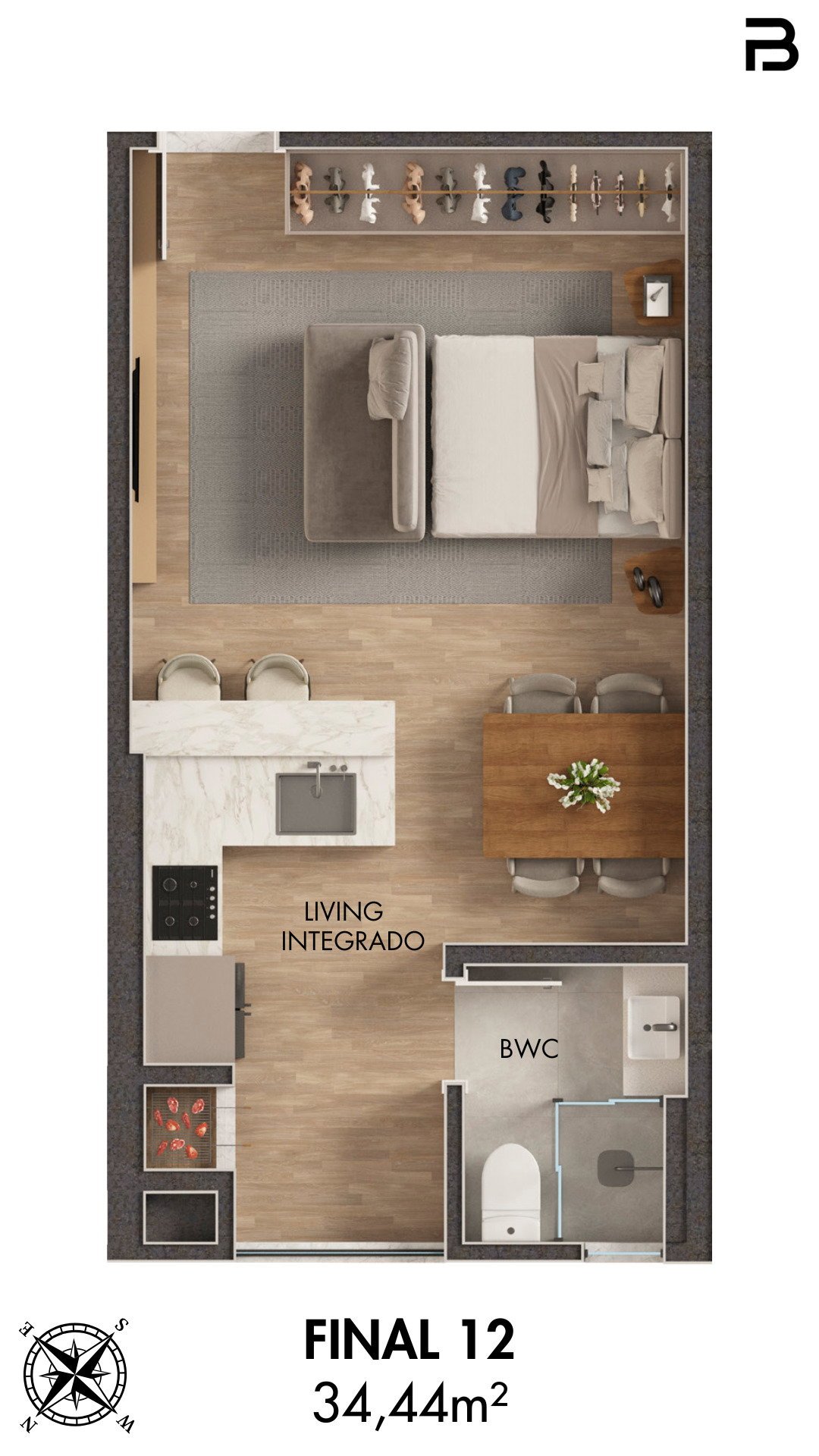 Breeze Towers — planta a 12, Bach Incorporadora, Vila Nova, Porto Belo SC Breeze Towers — planta a 12, Bach Incorporadora, Vila Nova, Porto Belo SC