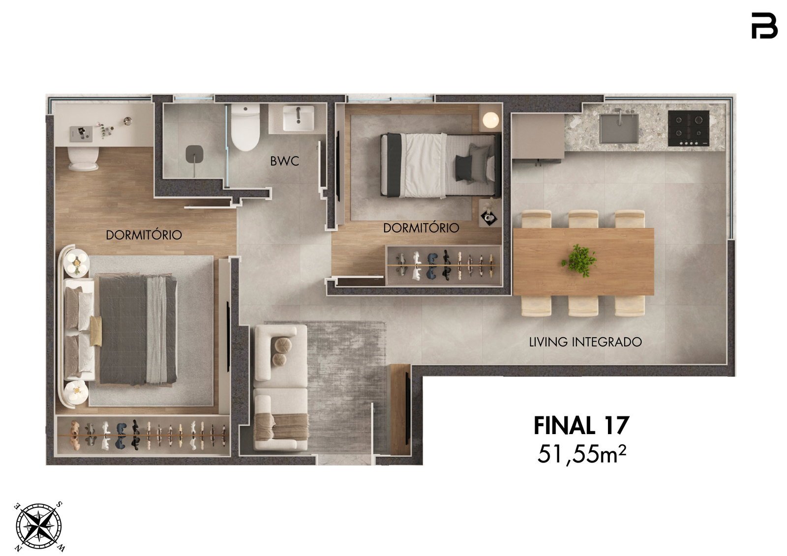 Breeze Towers — planta a 17, Bach Incorporadora, Vila Nova, Porto Belo SC Breeze Towers — planta a 17, Bach Incorporadora, Vila Nova, Porto Belo SC