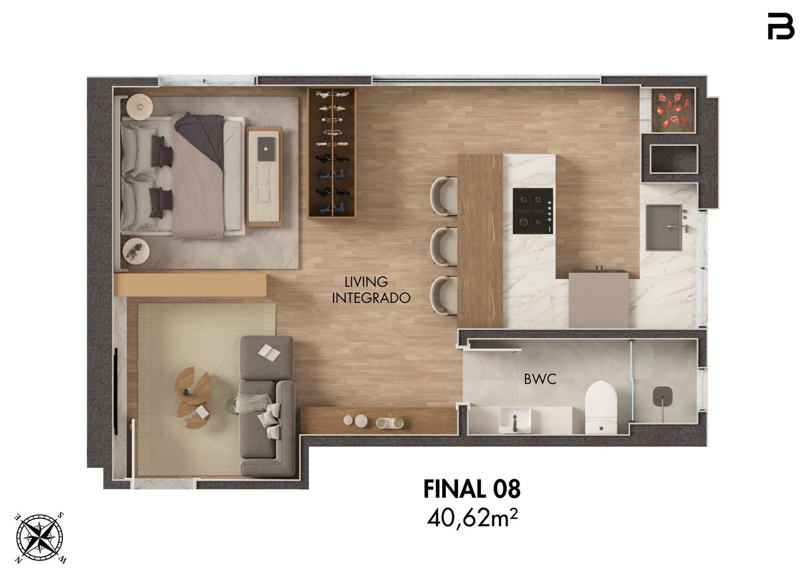 Breeze Towers — planta a 8, Bach Incorporadora, Vila Nova, Porto Belo SC Breeze Towers — planta a 8, Bach Incorporadora, Vila Nova, Porto Belo SC