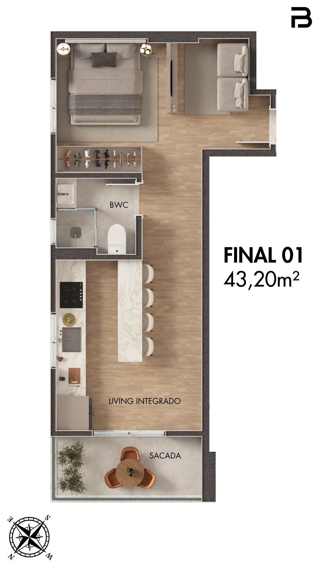 Breeze Towers — planta a, Bach Incorporadora, Vila Nova, Porto Belo SC Breeze Towers — planta a, Bach Incorporadora, Vila Nova, Porto Belo SC