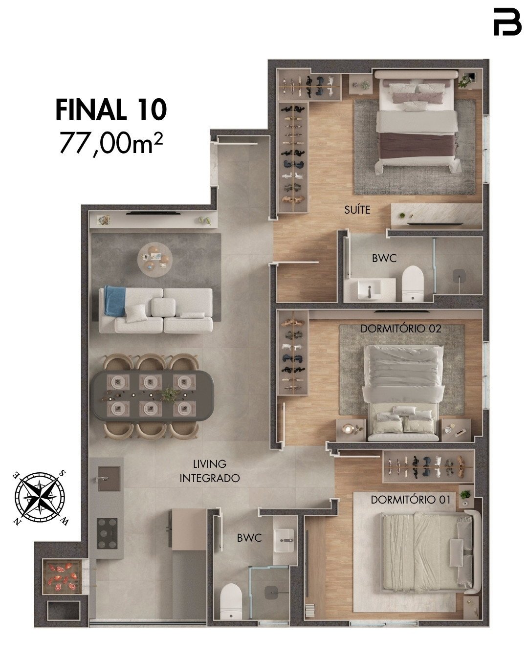Breeze Towers — planta b 10, Bach Incorporadora, Vila Nova, Porto Belo SC Breeze Towers — planta b 10, Bach Incorporadora, Vila Nova, Porto Belo SC