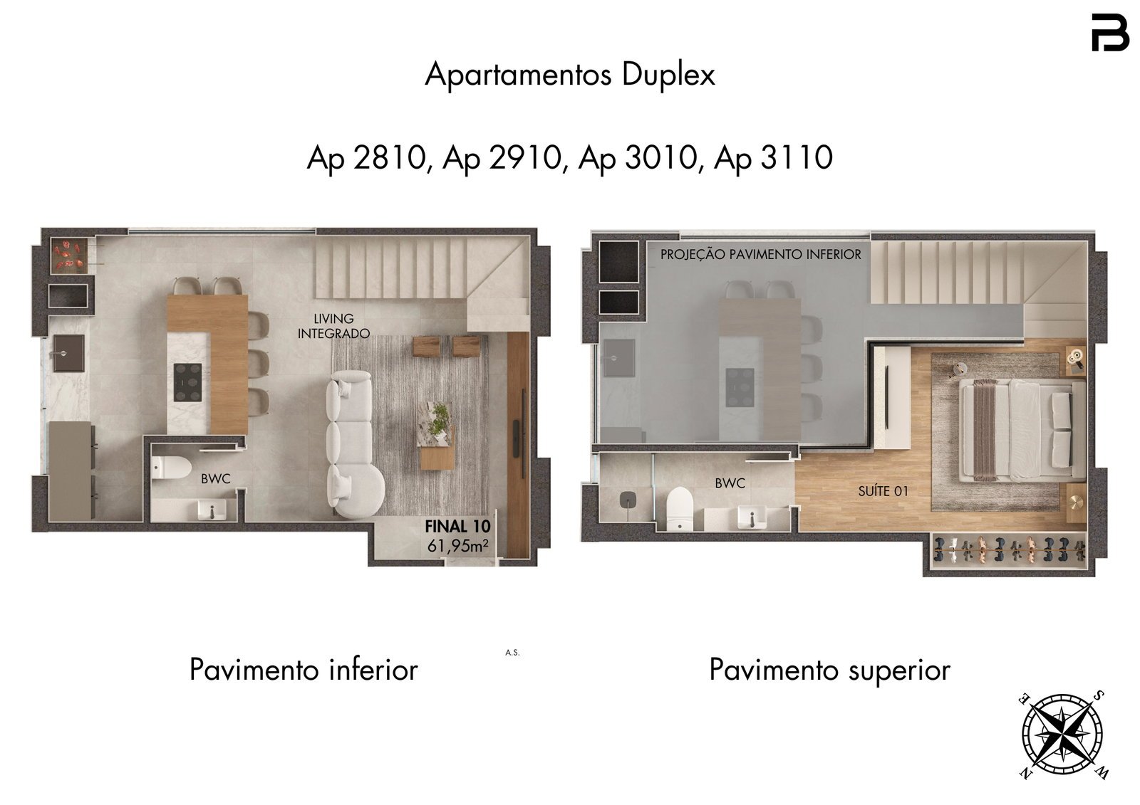 Breeze Towers — planta c 10, Bach Incorporadora, Vila Nova, Porto Belo SC Breeze Towers — planta c 10, Bach Incorporadora, Vila Nova, Porto Belo SC