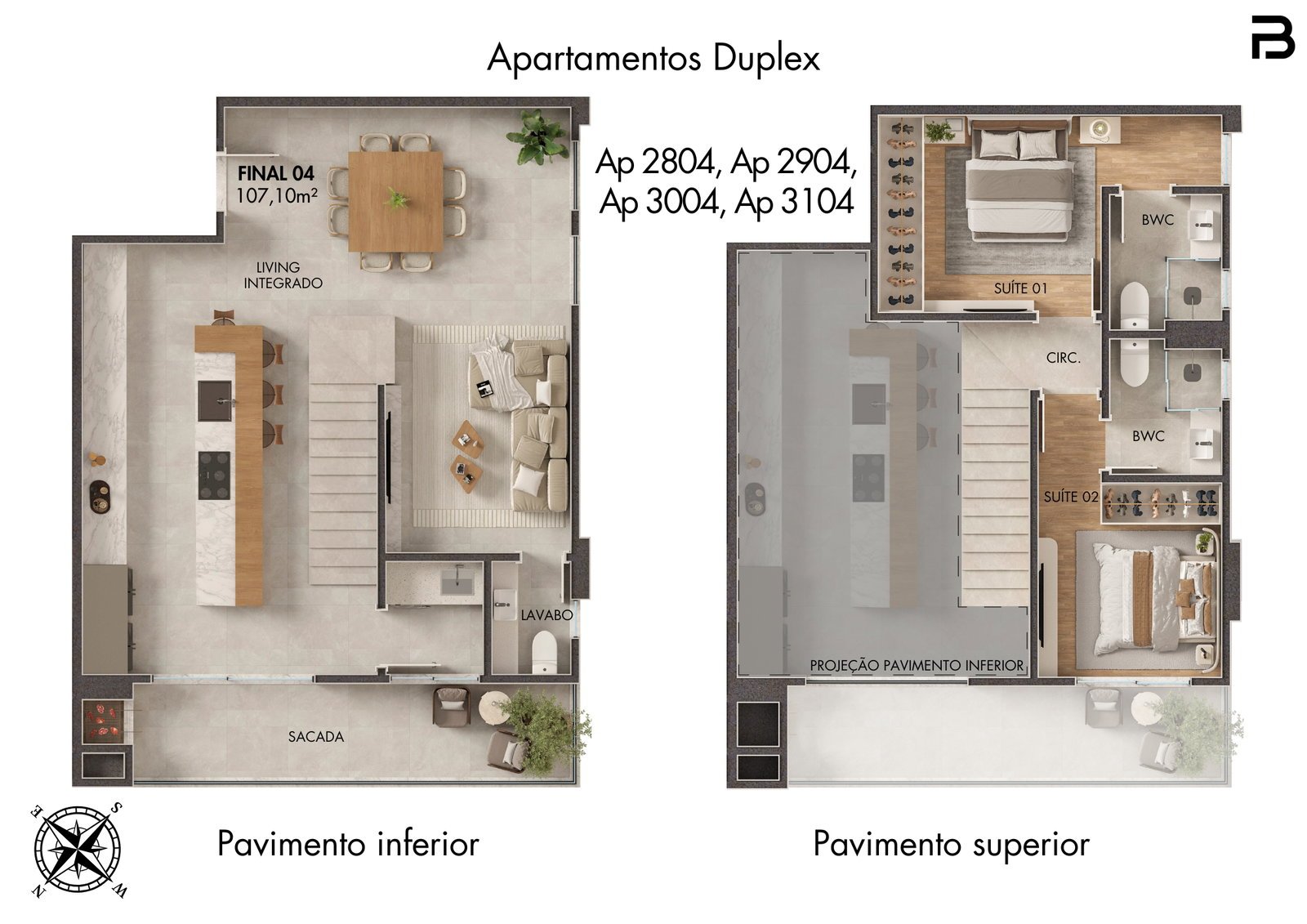 Breeze Towers — planta c 4, Bach Incorporadora, Vila Nova, Porto Belo SC Breeze Towers — planta c 4, Bach Incorporadora, Vila Nova, Porto Belo SC