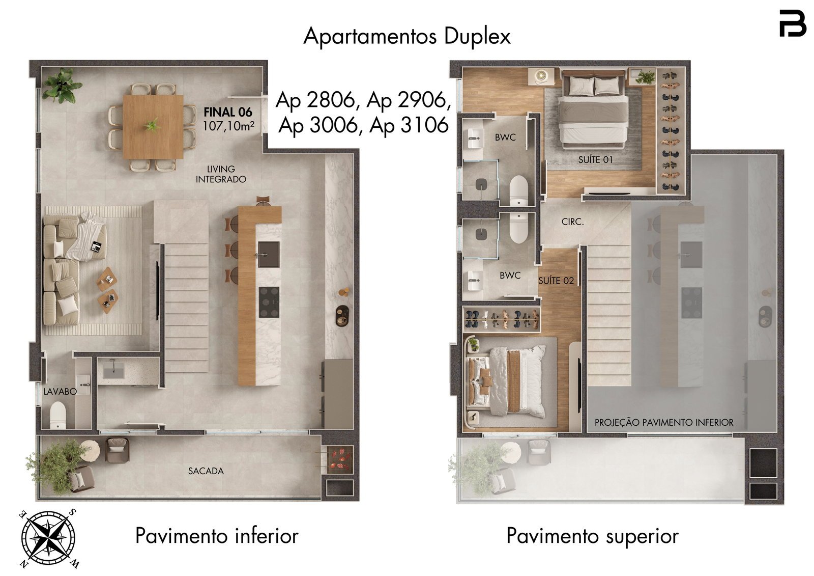 Breeze Towers — planta c 6, Bach Incorporadora, Vila Nova, Porto Belo SC Breeze Towers — planta c 6, Bach Incorporadora, Vila Nova, Porto Belo SC